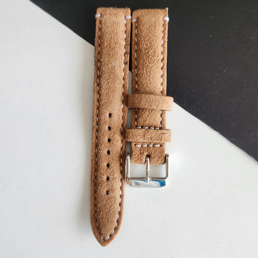 Suede Leather Strap 18mm