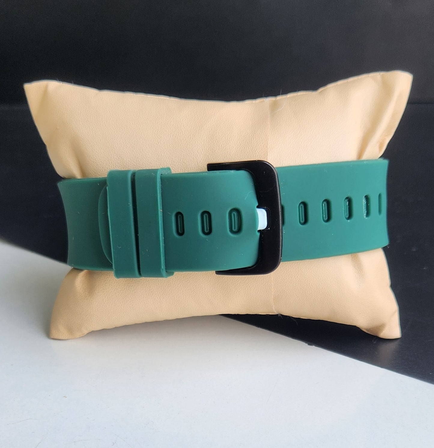 Vintage Seiko Turtle Automatic Sea Green Face Cal. 6309 Sea Green Silicone Strap Day-Date Men's Wrist Watch E58