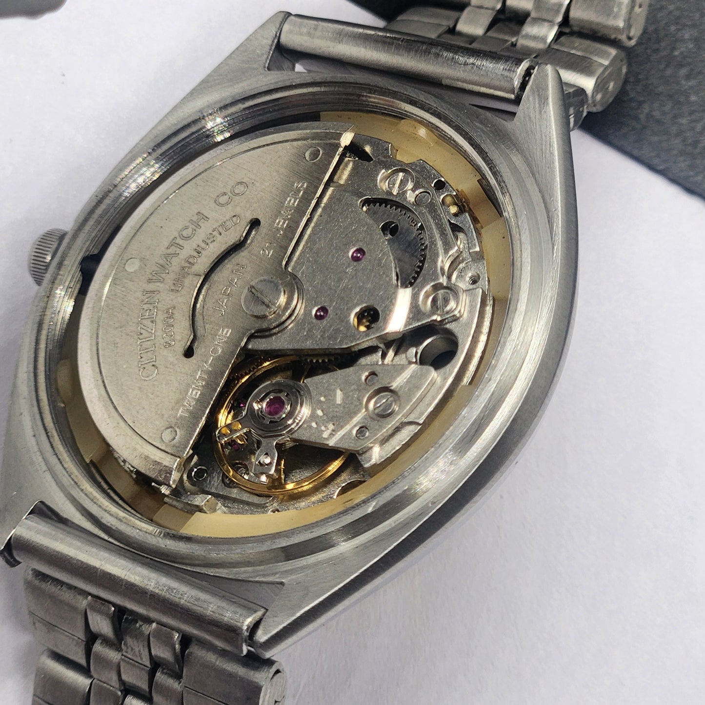Vintage 1991 Original Citizen Automatic Cal. 8200 Golden Face 21 Jewels Day-Date Japanese Men's Wrist Watch EG34