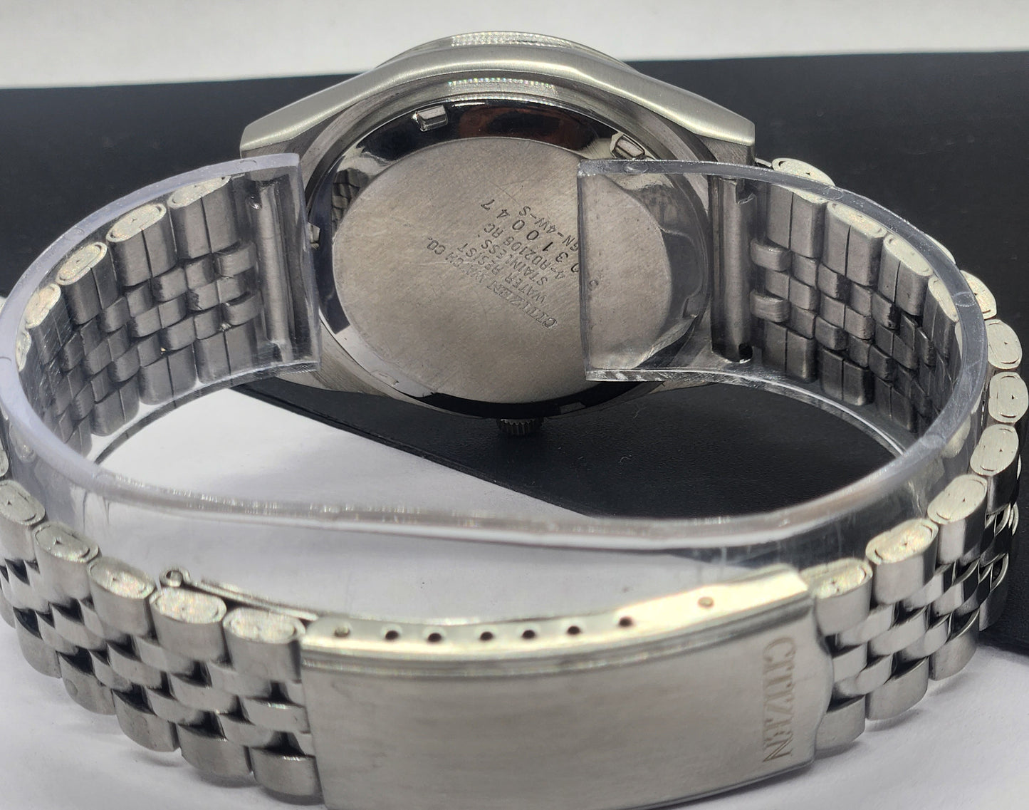 Vintage 1993 Original Citizen Automatic Cal. 8200 Gray Face 21 Jewels Day-Date Japanese Men's Wrist Watch EG33