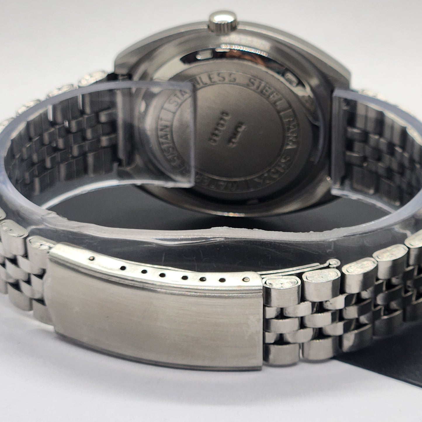 Vintage Original HMT Arjun Hand Winding 17 Jewels Silver Face Silver Band Men's Wrist Watch F07