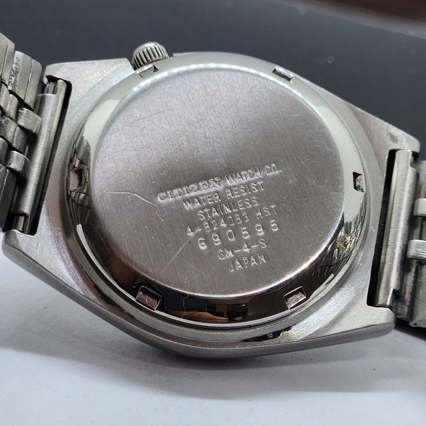 Vintage 1976 Original Citizen Automatic Cal. 8200 Black Face 21 Jewels Day-Date Japanese Men's Wrist Watch EG38