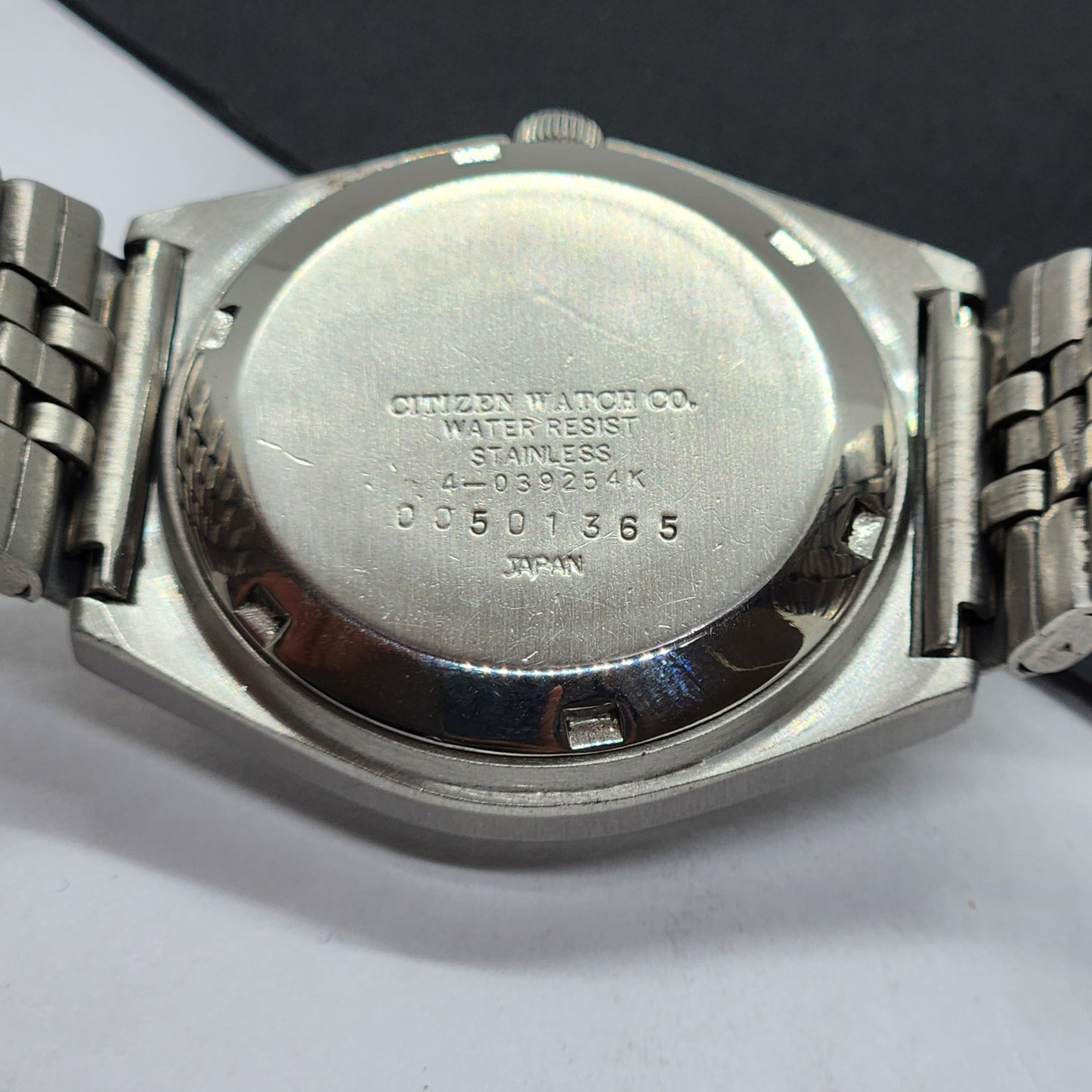 Vintage 1990 Original Citizen Automatic Cal. 8200 Black Face 21 Jewels Day-Date Japanese Men's Wrist Watch EG42