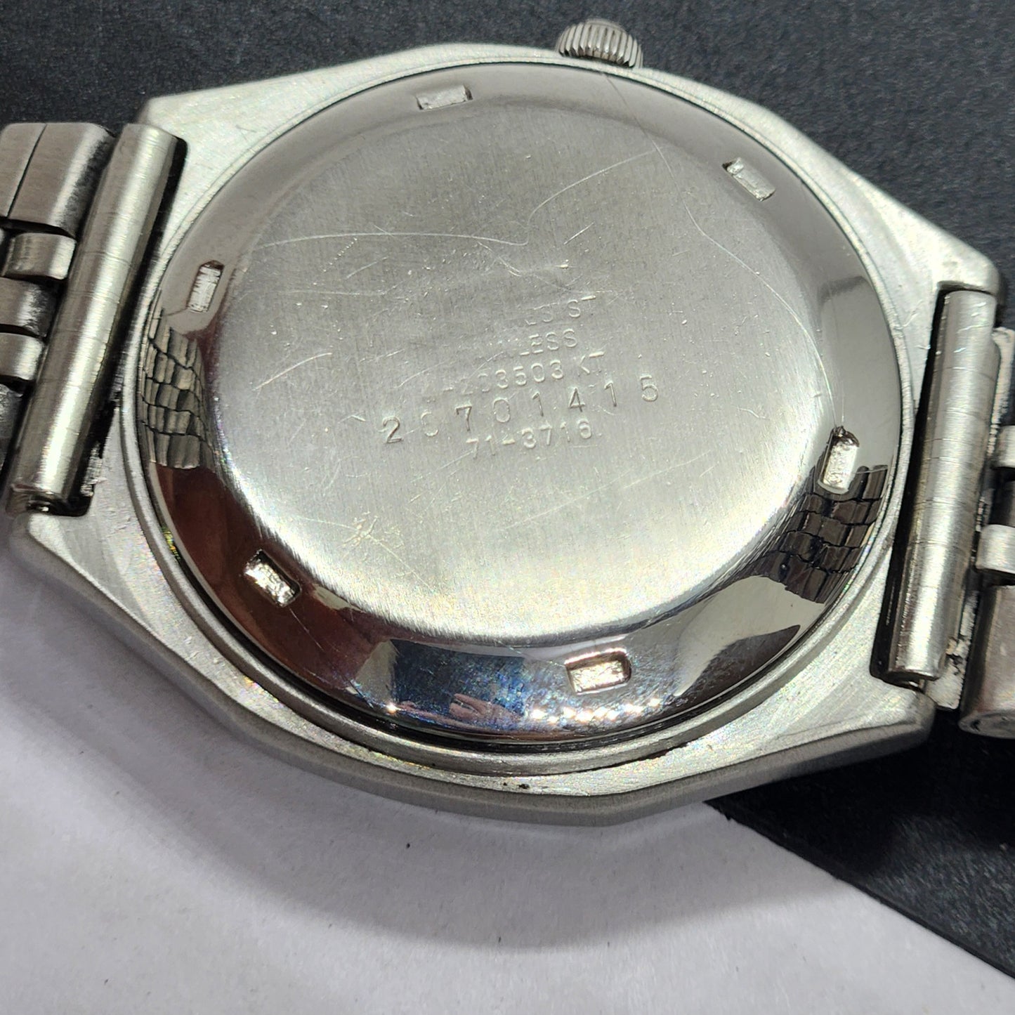 Vintage 1992 Original Citizen Automatic Cal. 8200 White Face 21 Jewels Day-Date Japanese Men's Wrist Watch EG49
