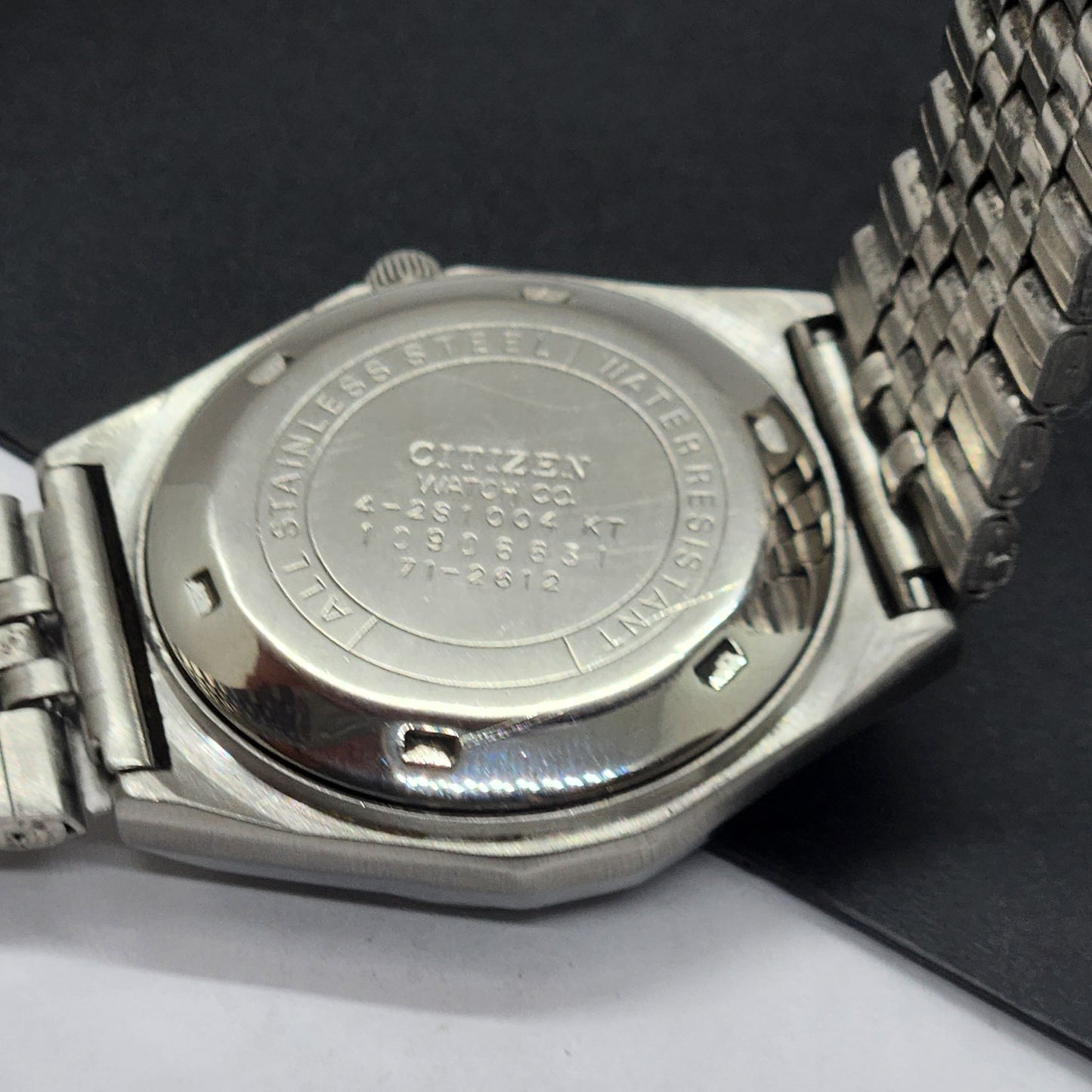 Vintage 1981 Original Citizen Automatic Cal. 8200 Gray Face 21 Jewels Day-Date Japanese Men's Wrist Watch EG53