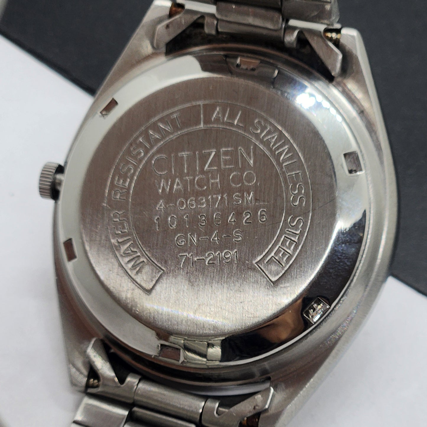 Vintage 1981 Original Citizen Automatic Cal. 8200 Golden Face 21 Jewels Day-Date Japanese Men's Wrist Watch EG58
