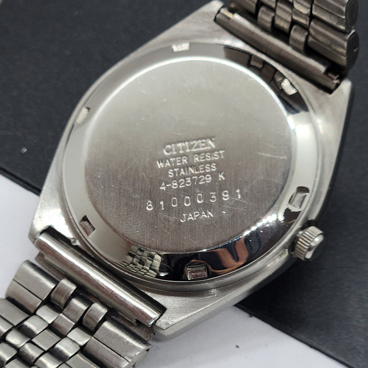 Vintage 1978 Original Citizen Automatic Cal. 8200 Golden Face 21 Jewels Day-Date Japanese Men's Wrist Watch EG60
