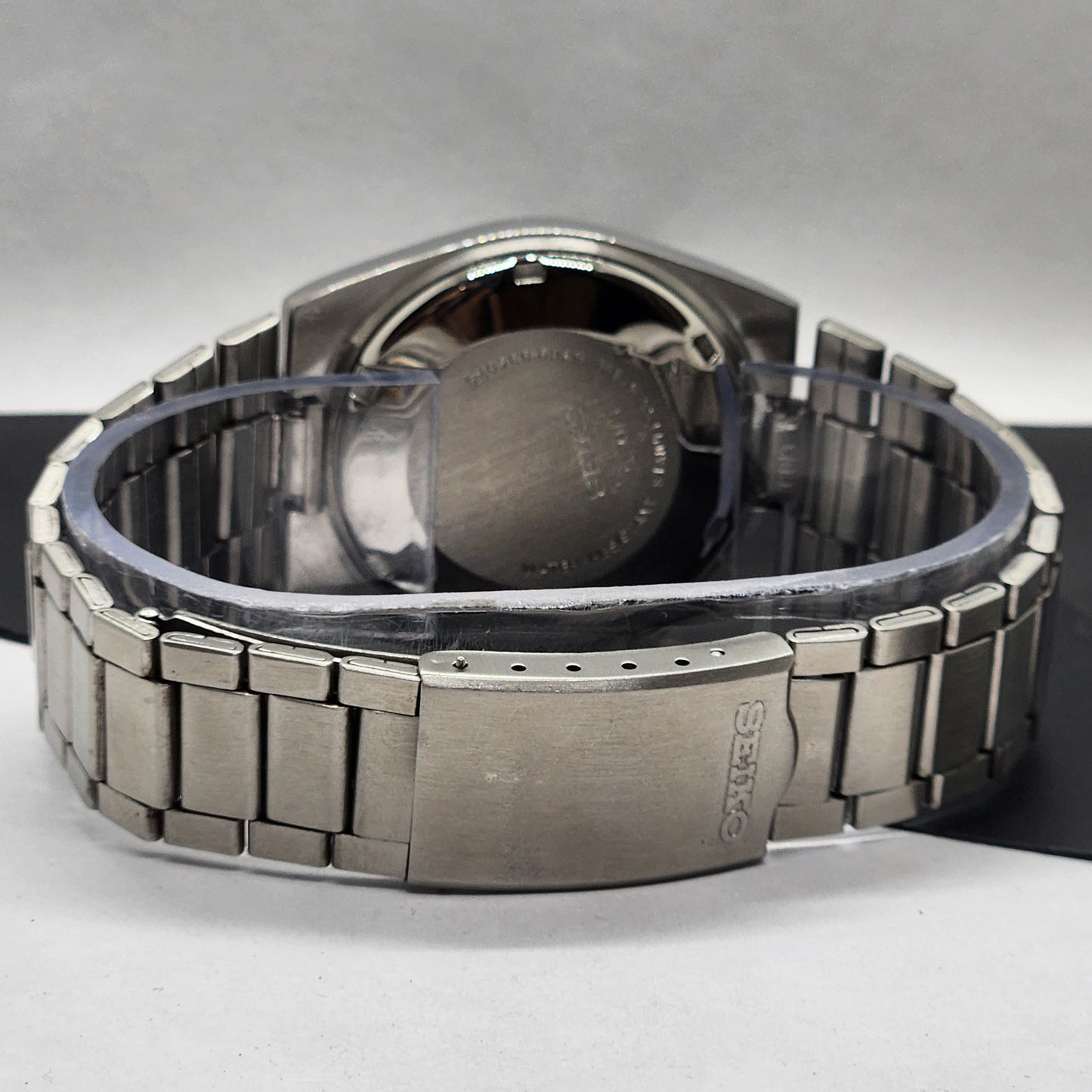 Vintage 1979 Original Seiko 5 Automatic 6309-8350 Gray Face 21 Jewels Day-Date Japanese Men's Wrist Watch EG67