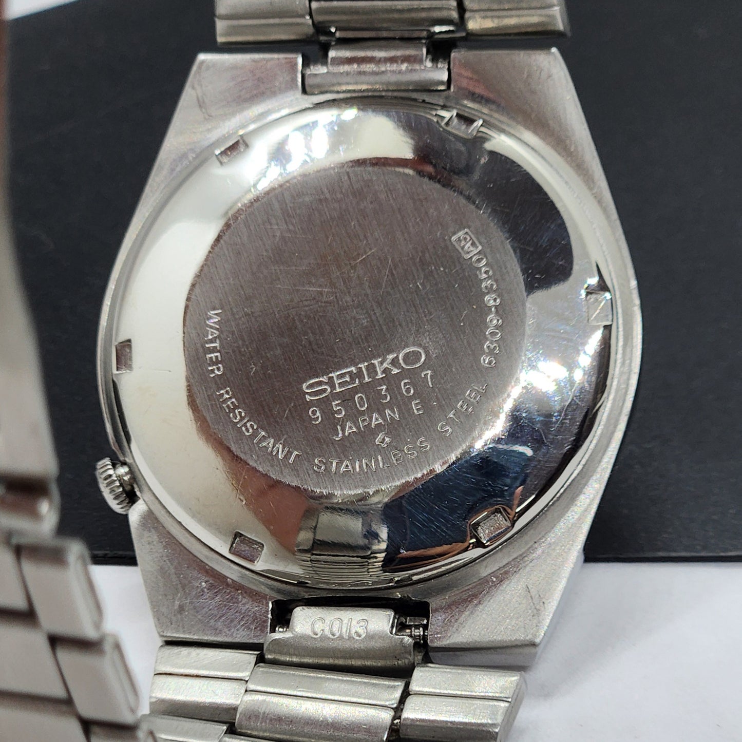 Vintage 1979 Original Seiko 5 Automatic 6309-8350 Gray Face 21 Jewels Day-Date Japanese Men's Wrist Watch EG67