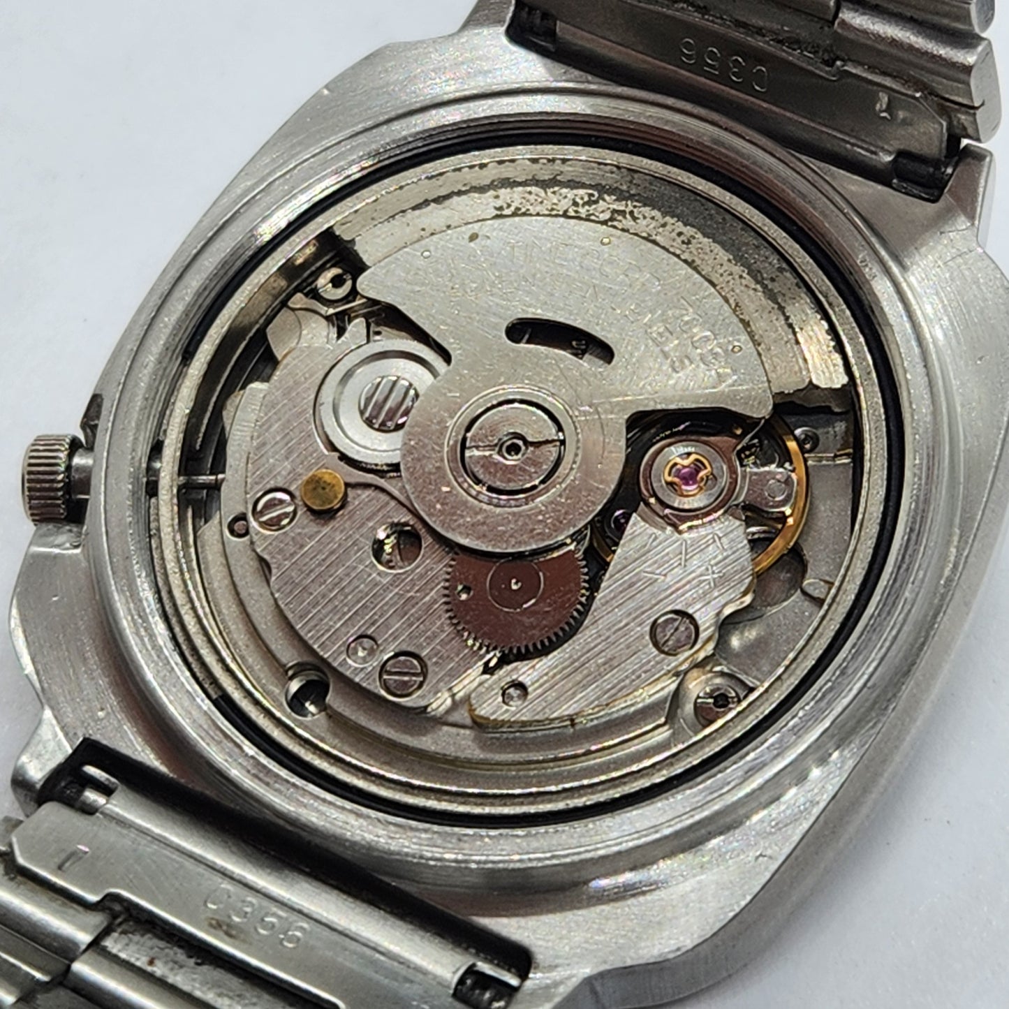 Vintage 1981 Original Seiko 5 Automatic 7009-5150 Gray Face 17 Jewels Day-Date Japanese Men's Wrist Watch EG70