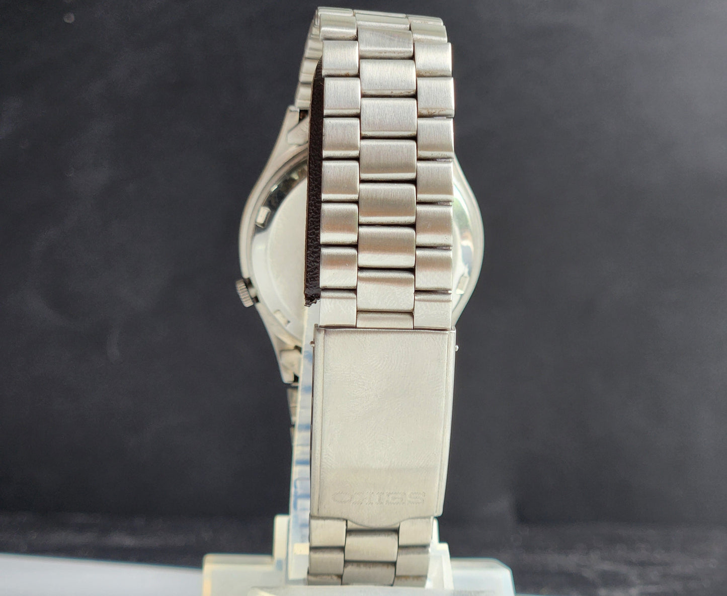 Vintage 1980 Original Seiko 5 Automatic 7009-3101 Golden Face 17 Jewels Day-Date Japanese Men's Wrist Watch EG76