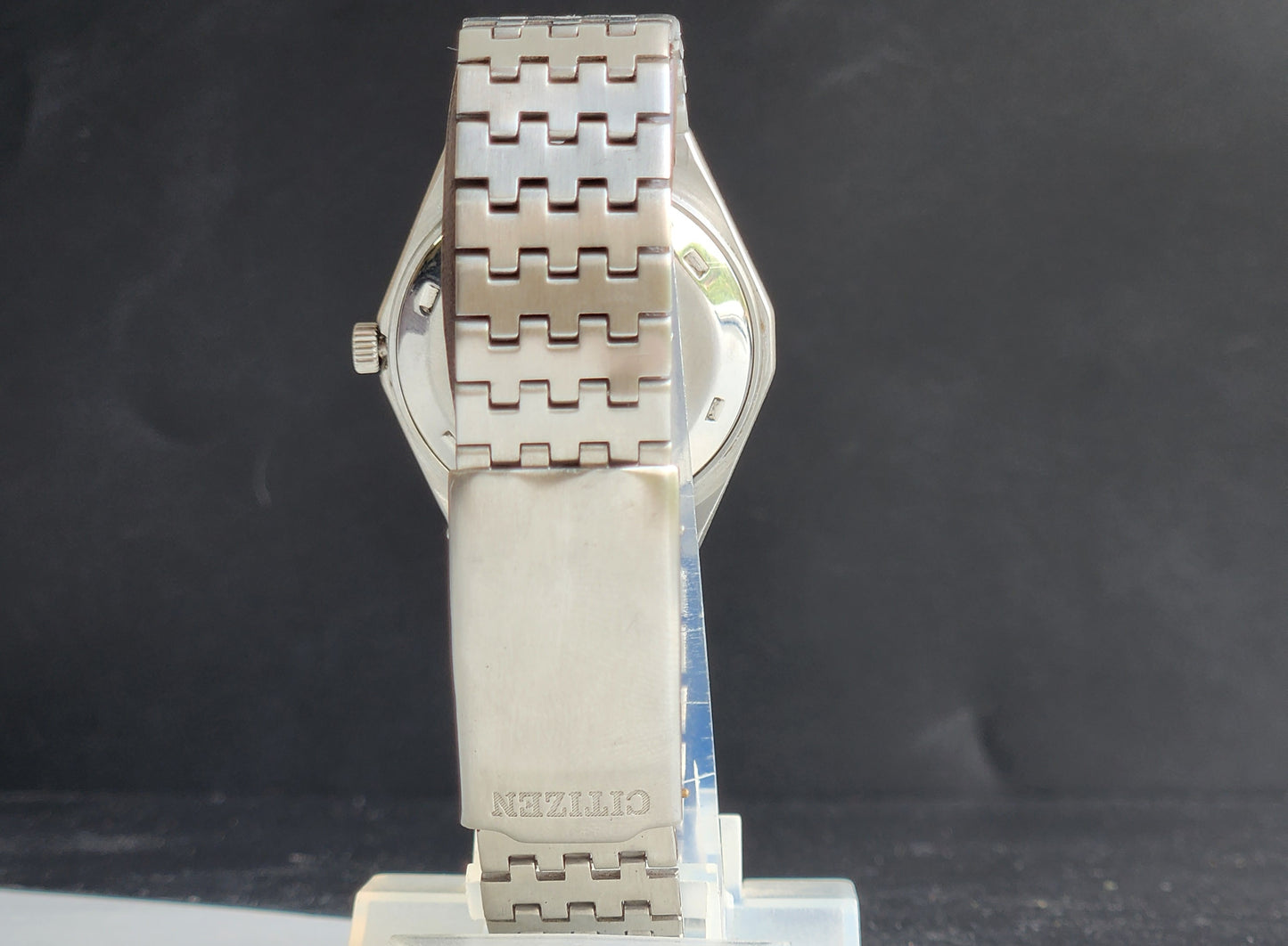 Vintage 1984 Original Citizen Automatic 8200 Golden Face 21 Jewels Day-Date Japanese Men's Wrist Watch EG85