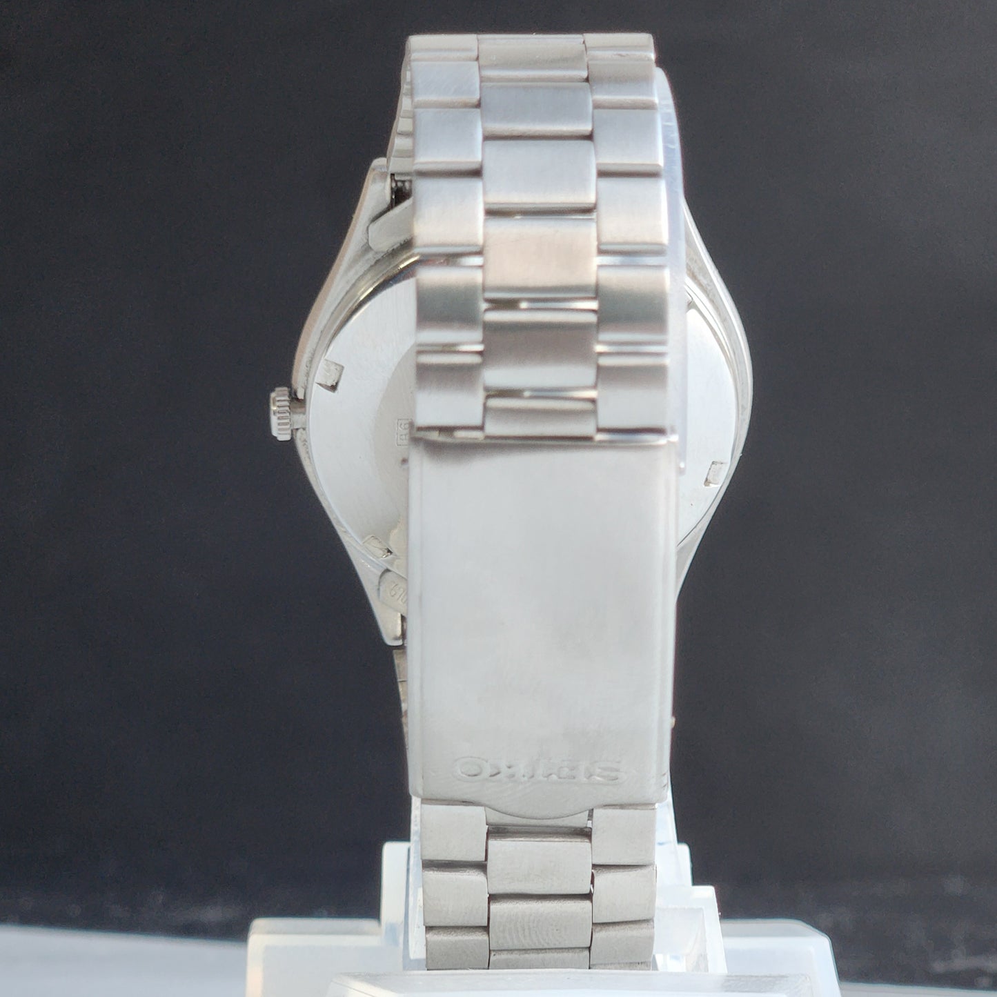 Vintage 1976 Original Seiko 5 Automatic 6309-8920 Grey Face 17 Jewels Day-Date Japanese Men's Wrist Watch EG107