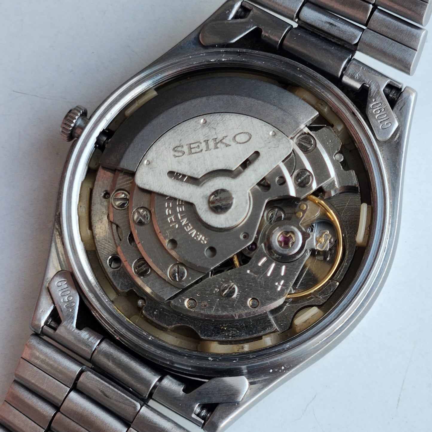 Vintage 1976 Original Seiko 5 Automatic 6309-8920 Grey Face 17 Jewels Day-Date Japanese Men's Wrist Watch EG107