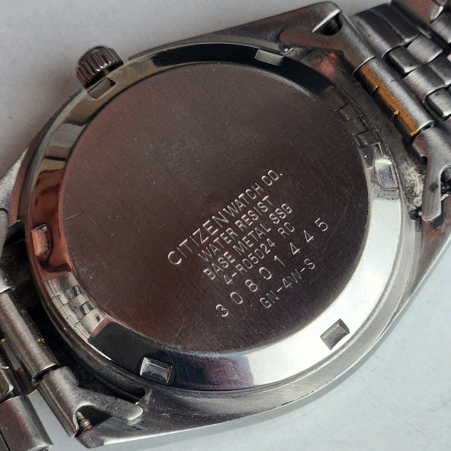 Vintage 1983 Original Citizen Automatic 8200 Blue Face 21 Jewels Day-Date Japanese Men's Wrist Watch ET05