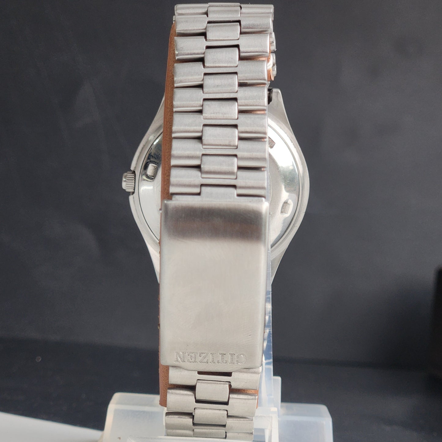 Vintage 1980 Original Citizen Automatic 8200 Golden Face 21 Jewels Day-Date Japanese Men's Wrist Watch ET06