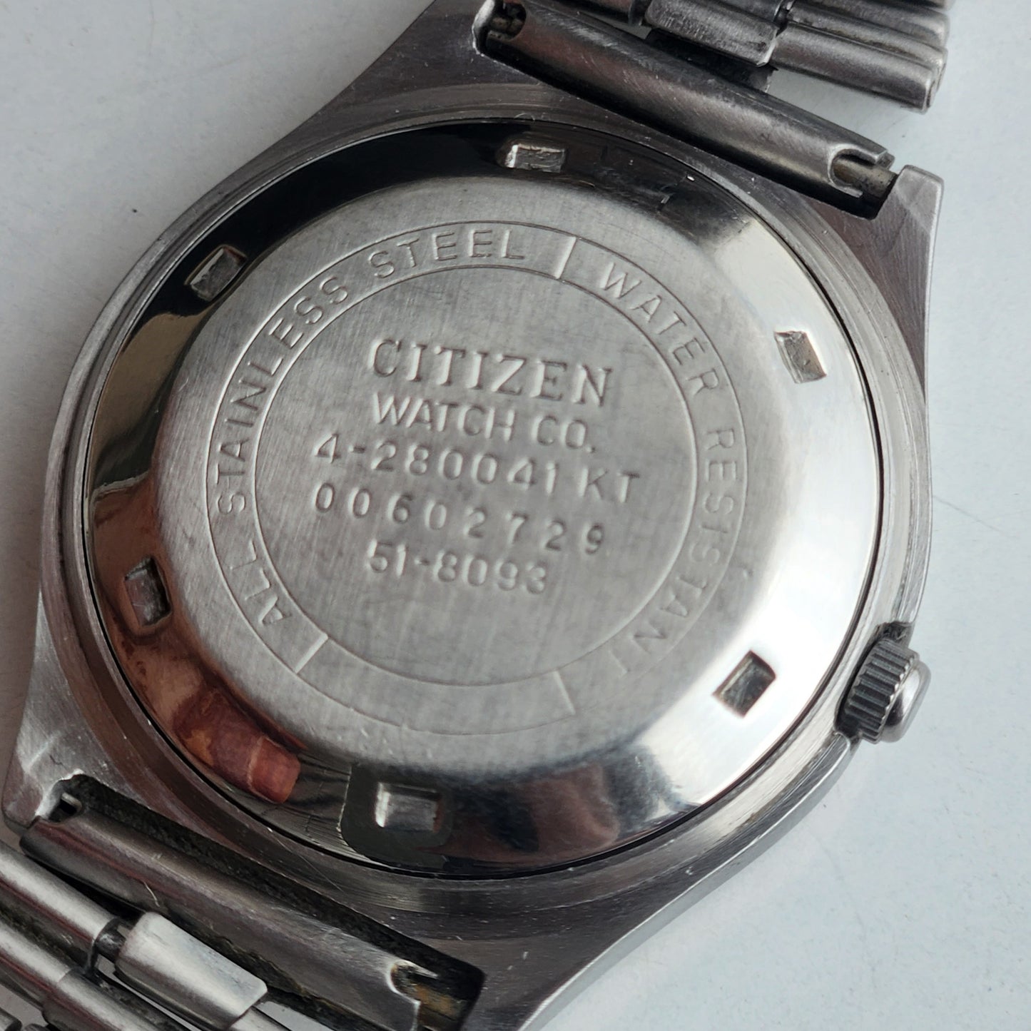 Vintage 1980 Original Citizen Automatic 8200 Golden Face 21 Jewels Day-Date Japanese Men's Wrist Watch ET06