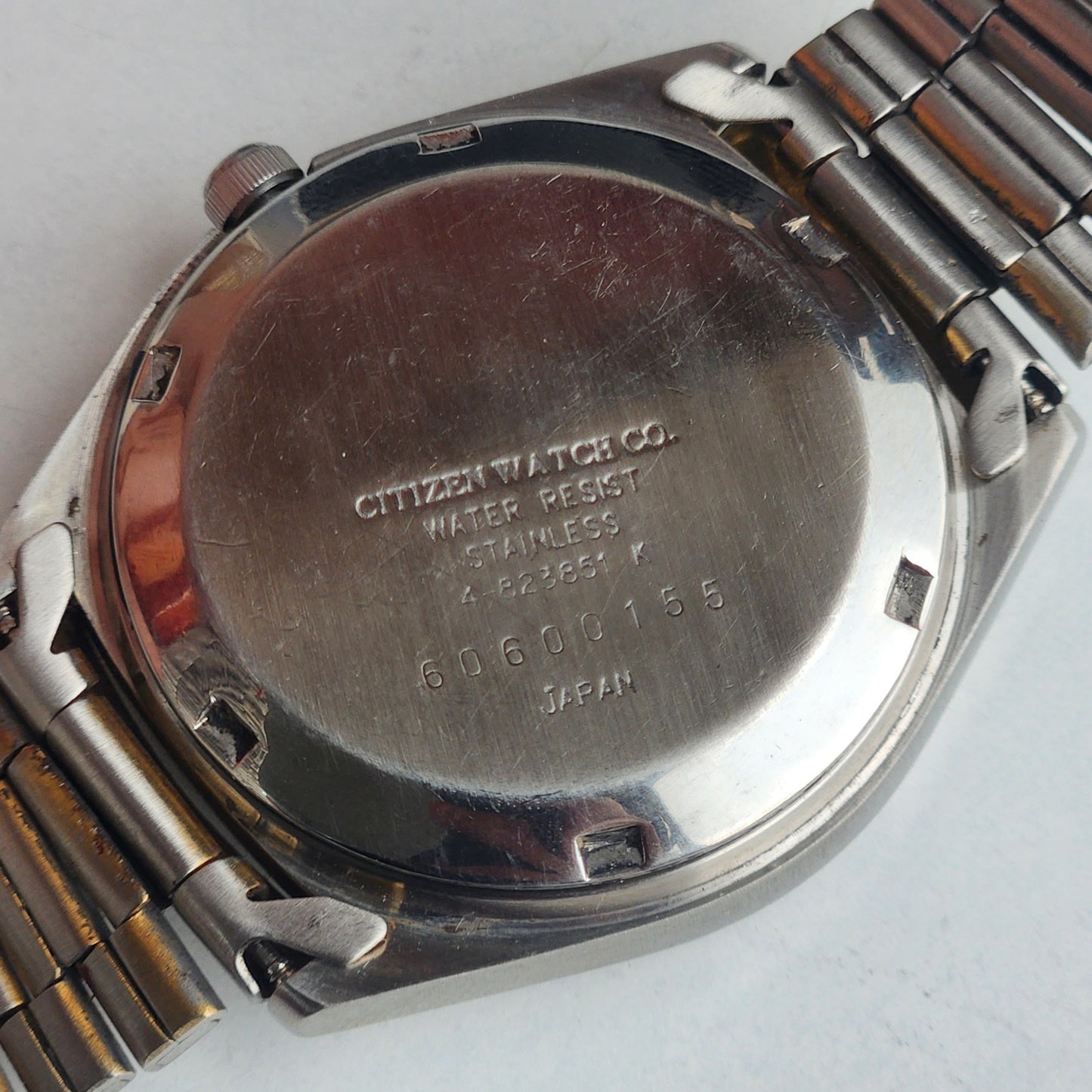 Vintage 1986 Original Citizen Automatic 8200 Grey Face 21 Jewels Day-Date Japanese Men's Wrist Watch ET07