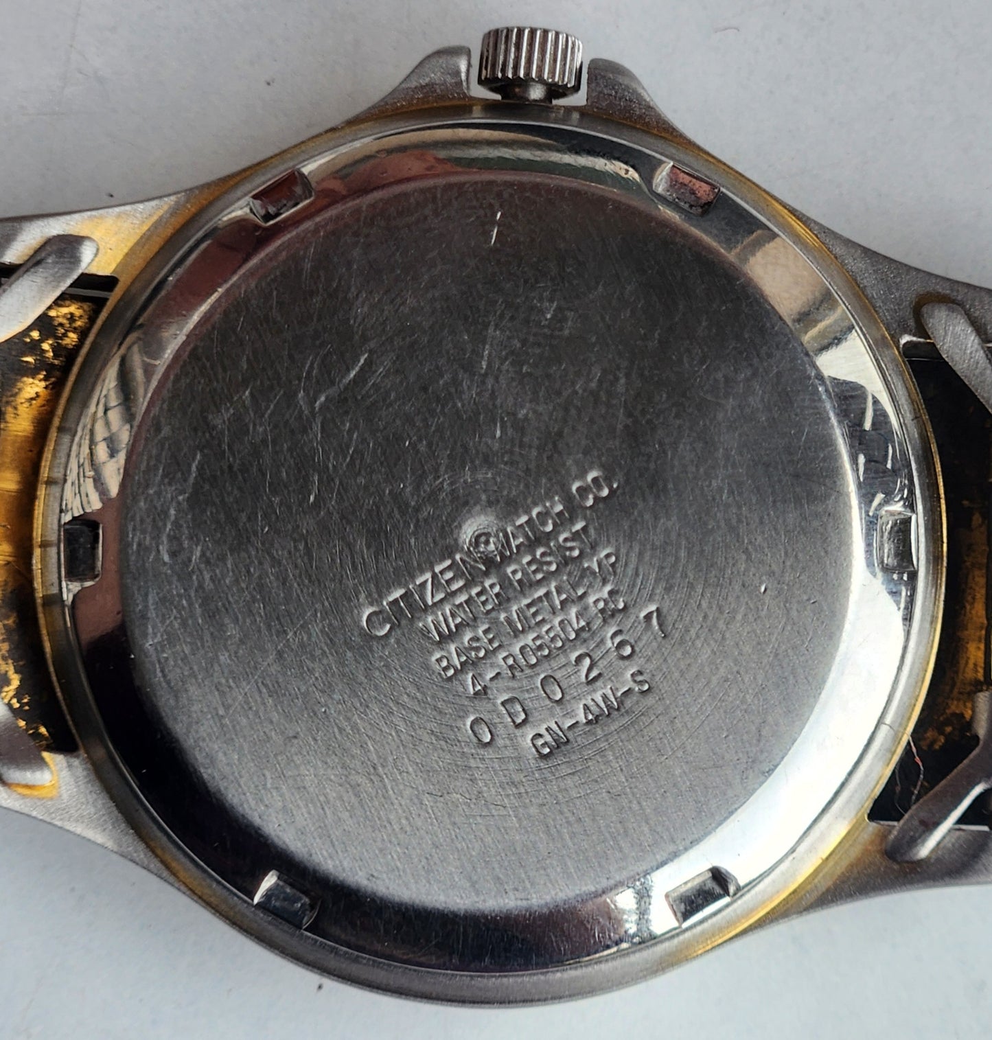 Vintage 1990 Original Citizen Automatic 8200 Black Face 21 Jewels Day-Date Japanese Men's Wrist Watch ET08