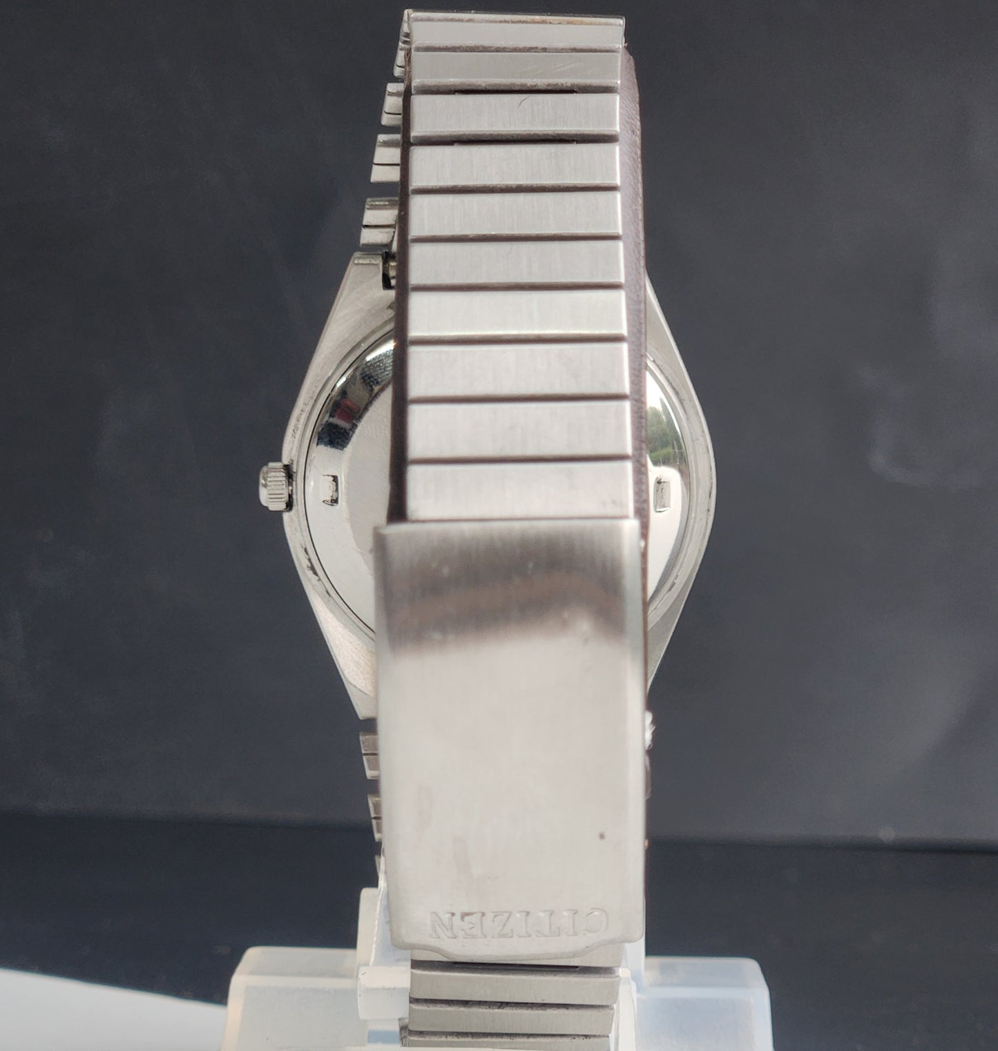 Vintage 1984 Original Citizen Automatic 8200 Golden Face 21 Jewels Day-Date Japanese Men's Wrist Watch ET10