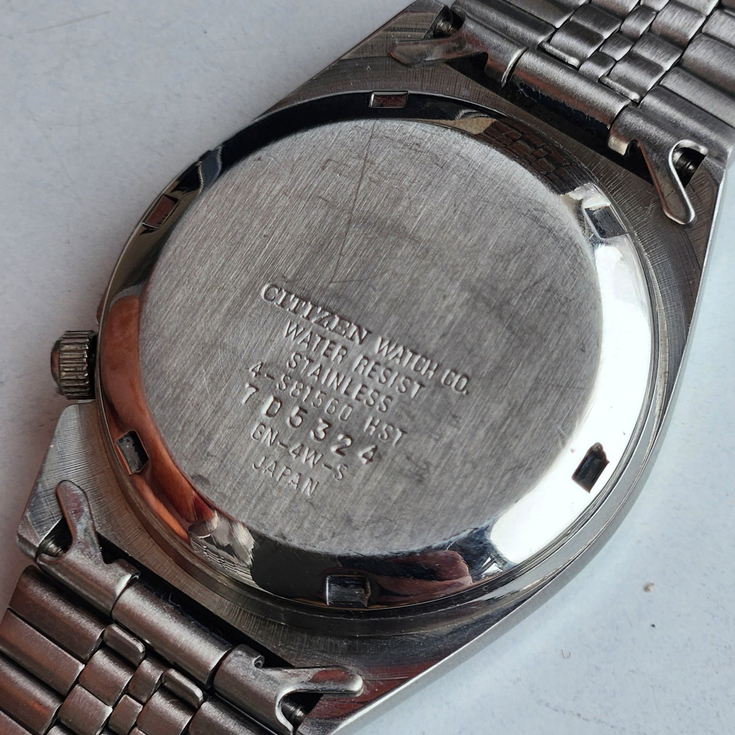 Vintage 1987 Original Citizen Automatic 8200 Black Face 21 Jewels Day-Date Japanese Men's Wrist Watch ET20