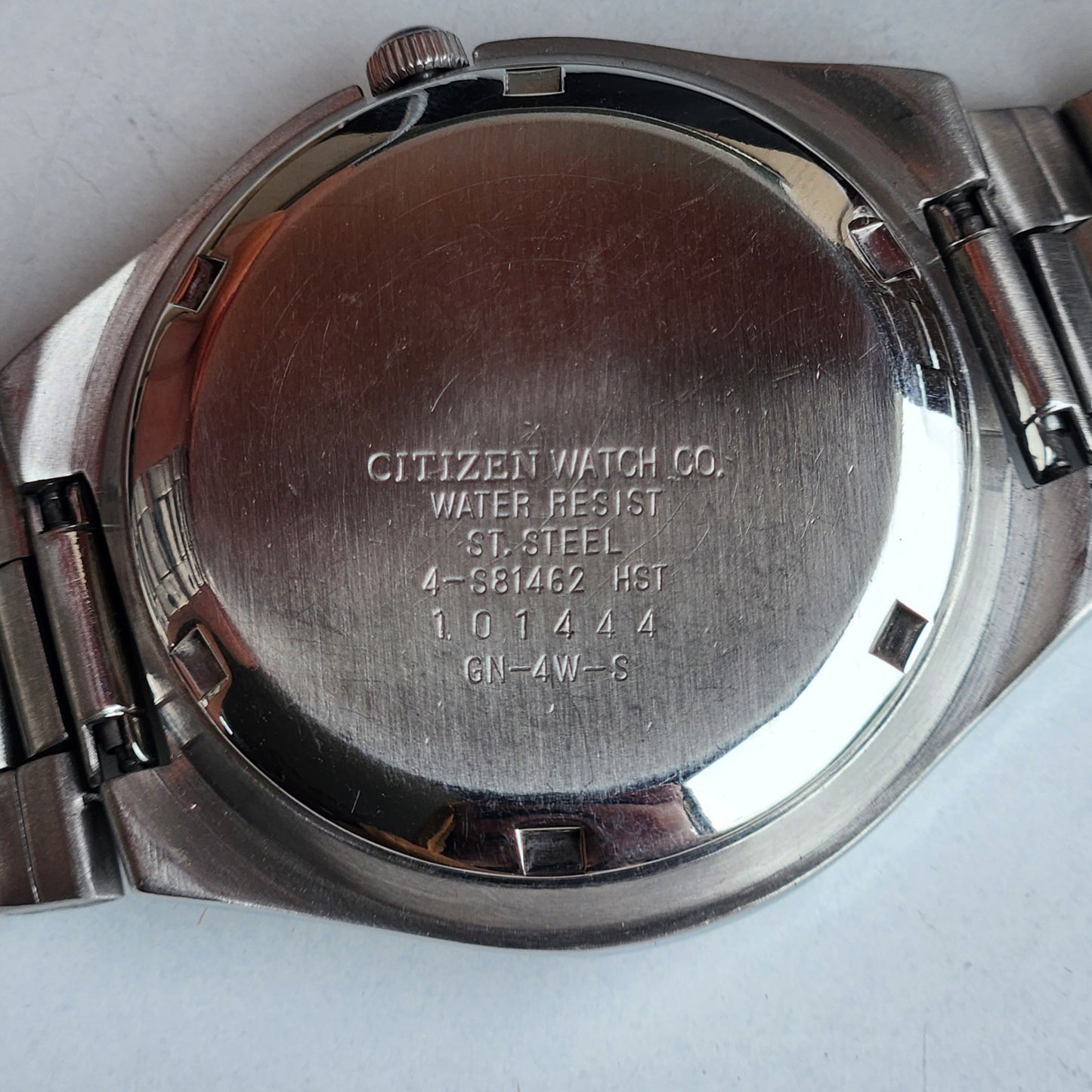 Vintage 1981 Original Citizen Automatic 8200 Grey Face 21 Jewels Day-Date Japanese Men's Wrist Watch ET22