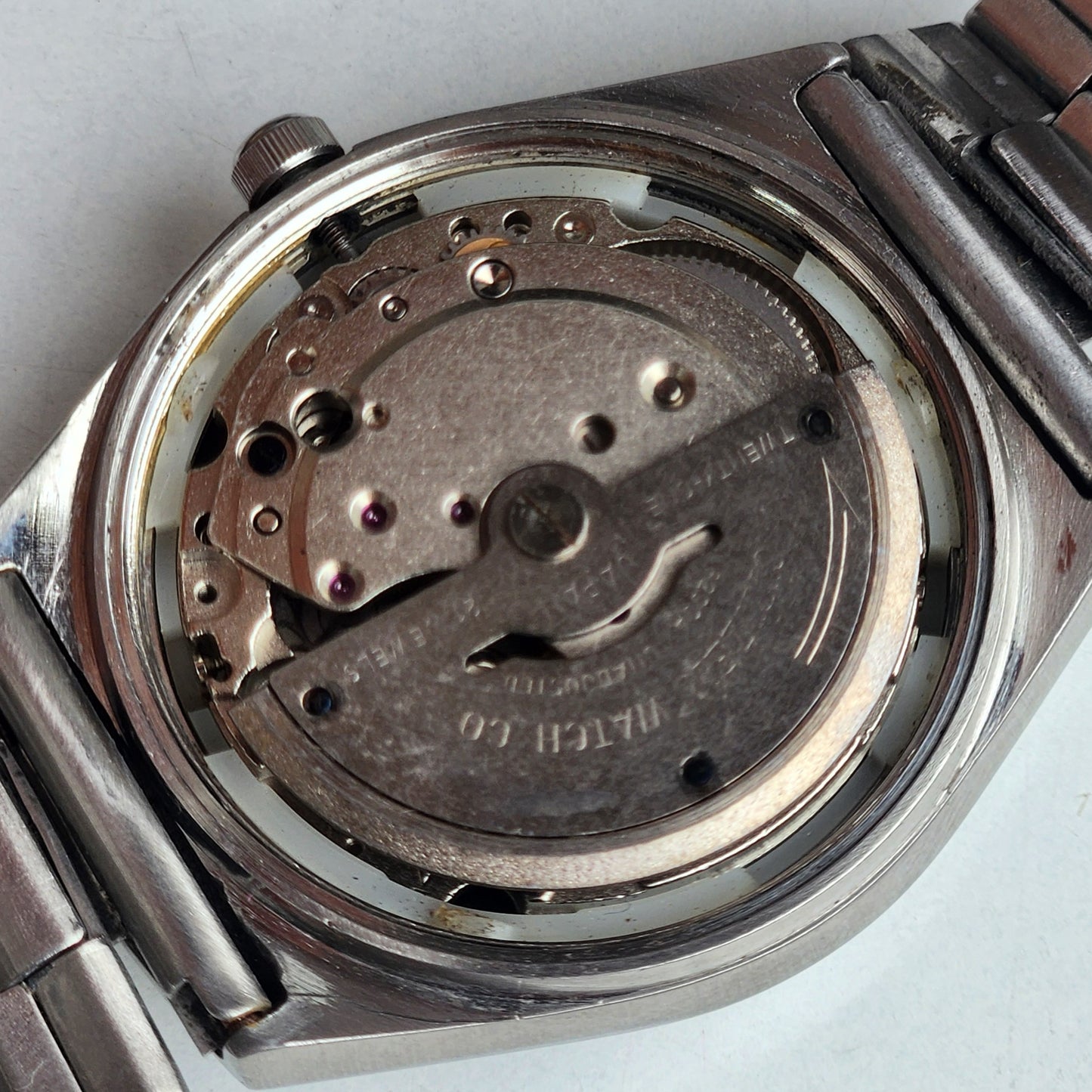 Vintage 1996 Original Citizen Automatic 8200 Black Face 21 Jewels Day-Date Japanese Men's Wrist Watch ET25