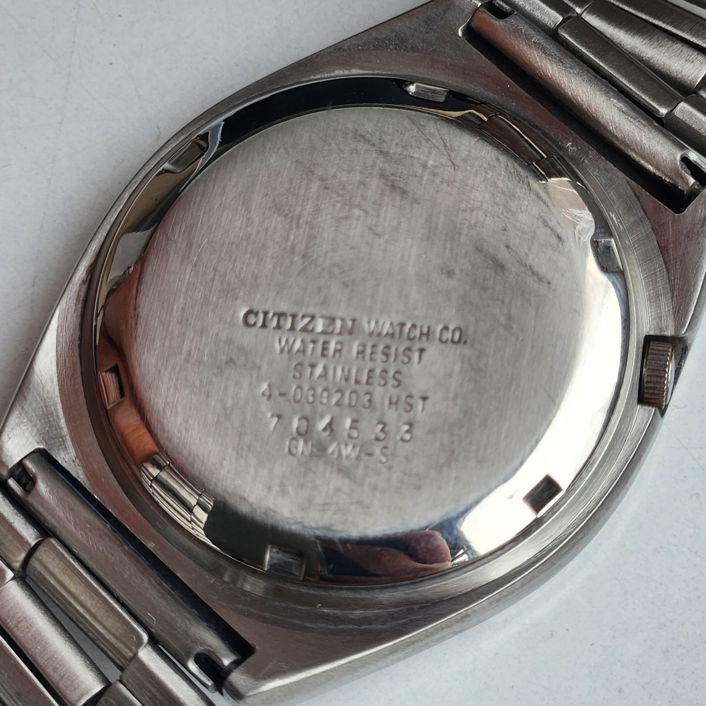 Vintage 1987 Original Citizen Automatic 8200 White Face 21 Jewels Day-Date Japanese Men's Wrist Watch ET26