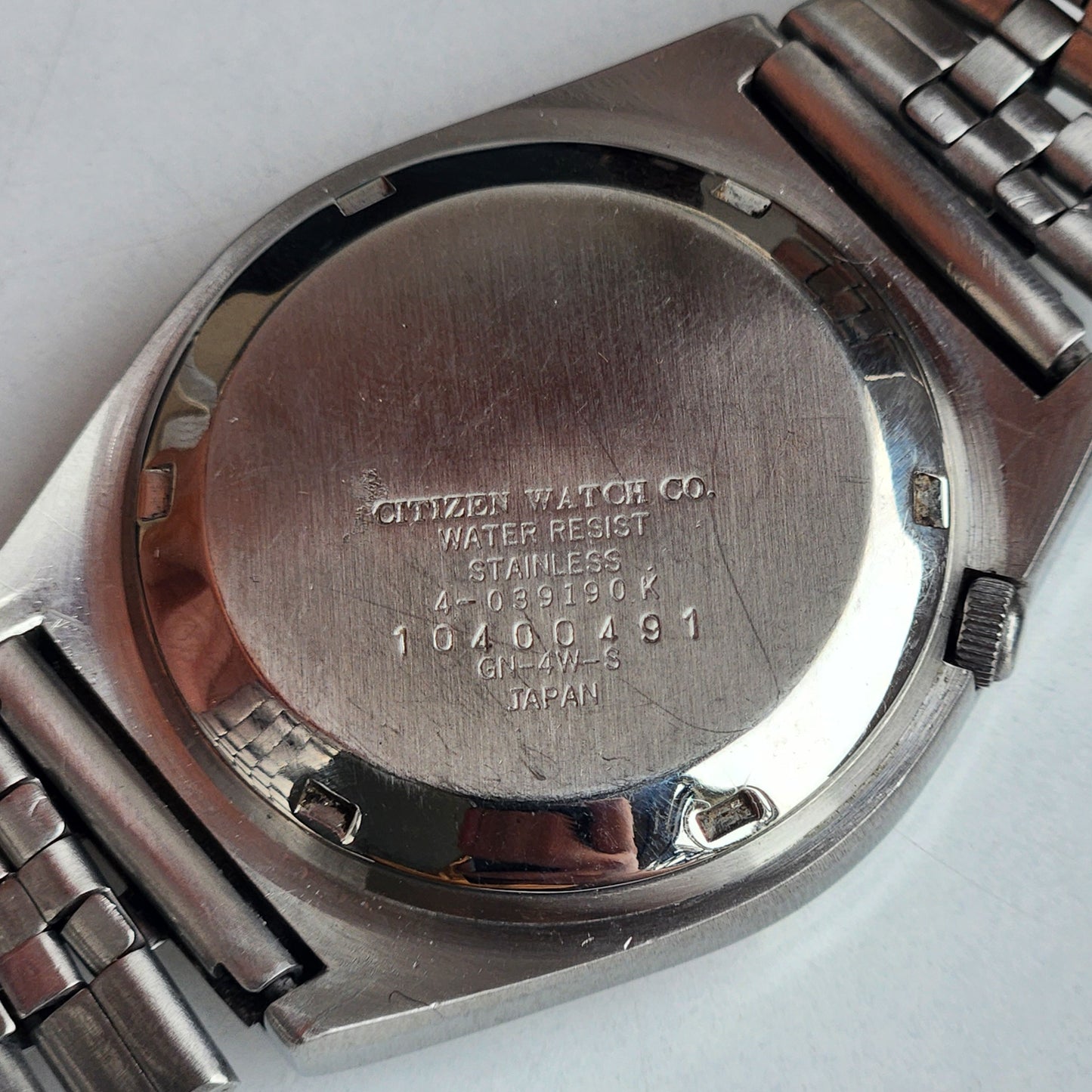 Vintage 1981 Original Citizen Automatic 8200 Black Face 21 Jewels Day-Date Japanese Men's Wrist Watch ET29