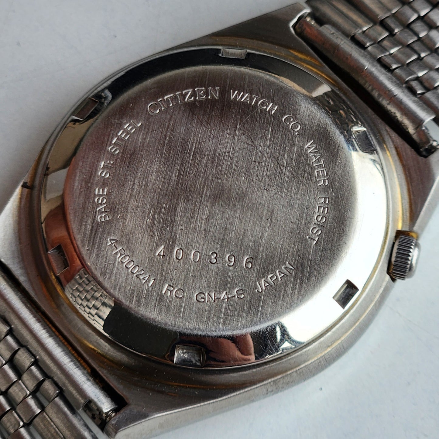 Vintage 1984 Original Citizen Automatic 8200 Black Face 21 Jewels Day-Date Japanese Men's Wrist Watch ET34