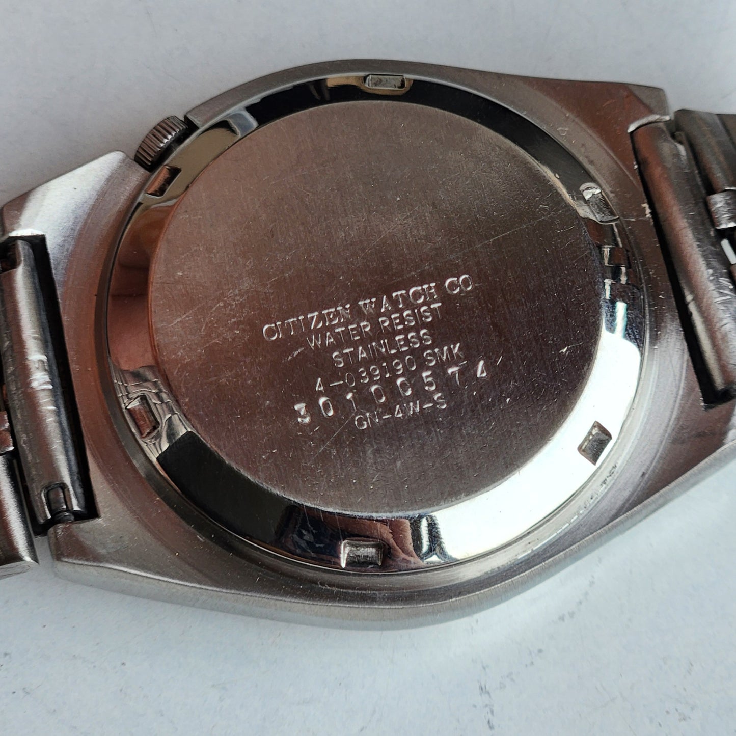 Vintage 1983 Original Citizen Automatic 8200 Grey Face 21 Jewels Day-Date Japanese Men's Wrist Watch ET37