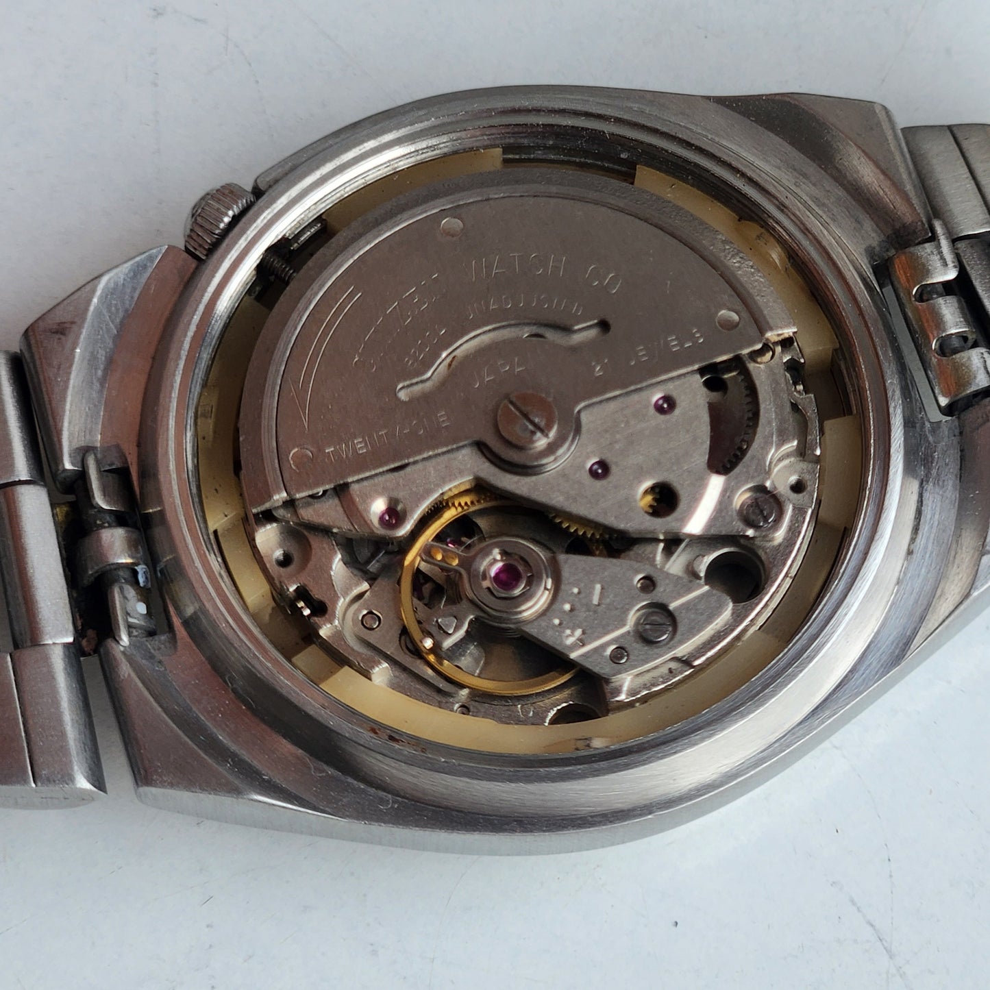 Vintage 1990 Original Citizen Automatic 8200 Golden Face 21 Jewels Day-Date Japanese Men's Wrist Watch ET40