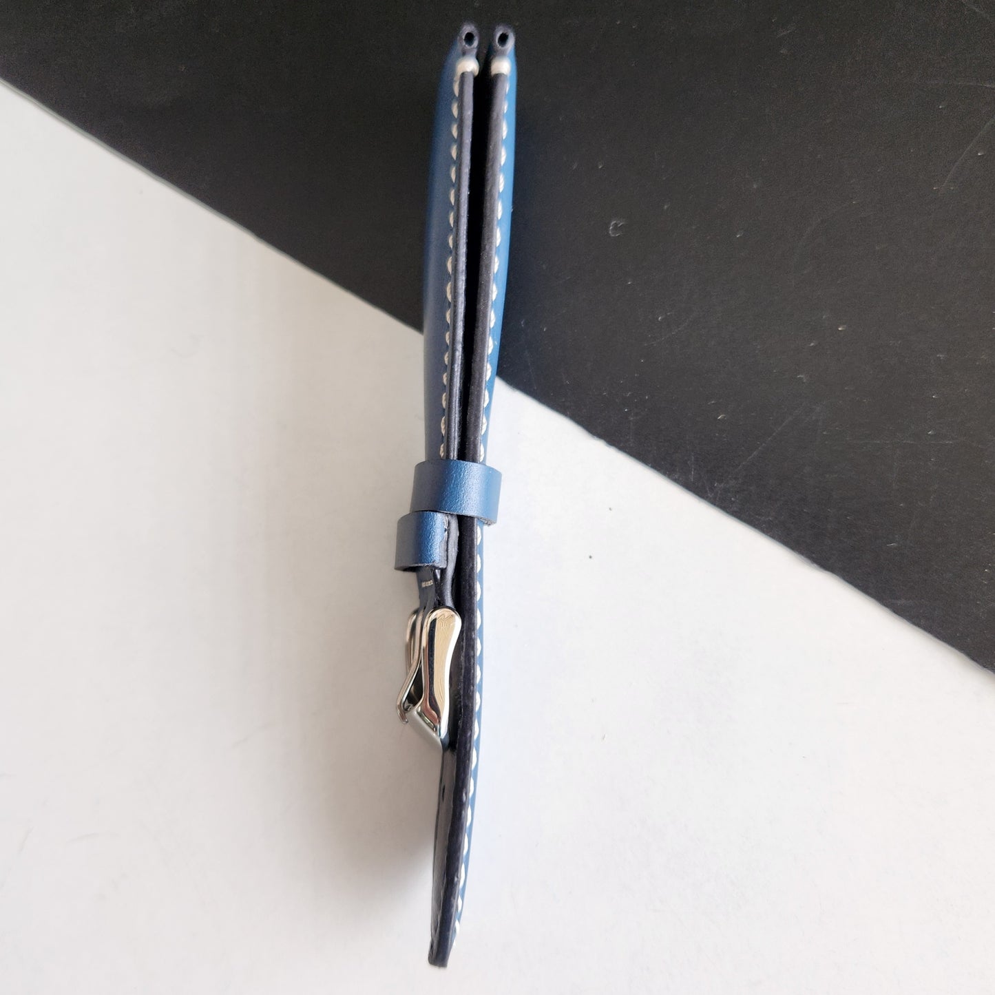 18MM Blue Leather Strap for Automatic Mechanical Watches H21