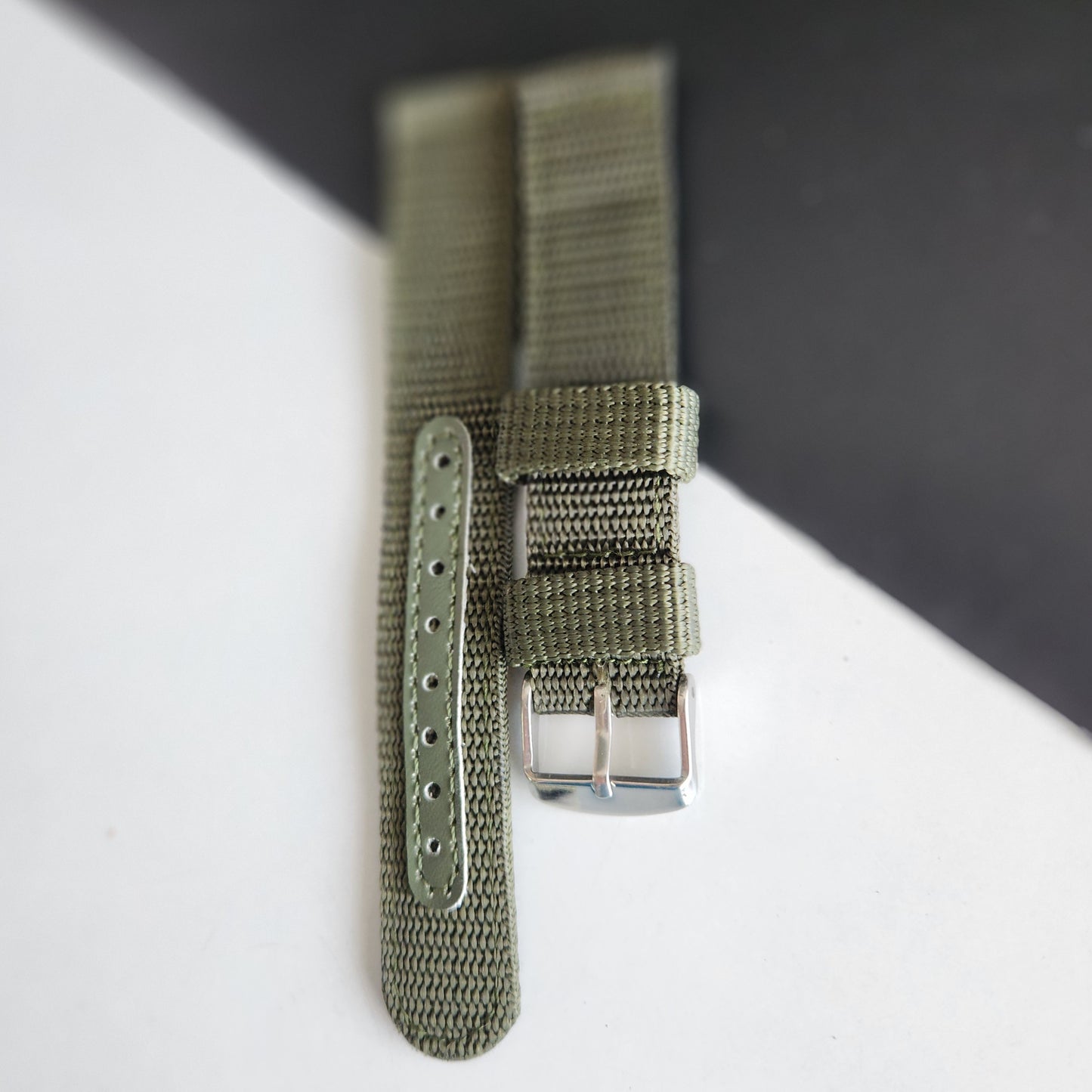 18MM Green Cornwell Nato Strap for Automatic Mechanical Watches H36