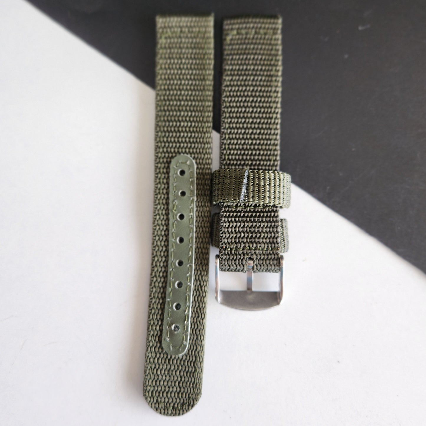 18MM Green Cornwell Nato Strap for Automatic Mechanical Watches H36