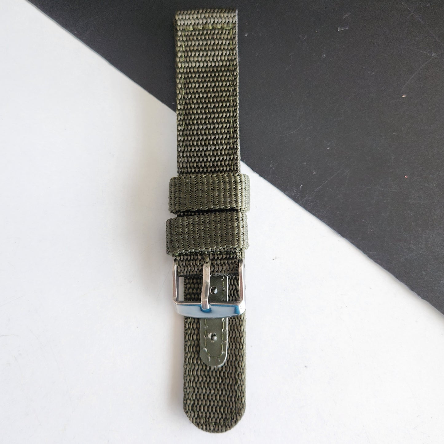 18MM Green Cornwell Nato Strap for Automatic Mechanical Watches H36