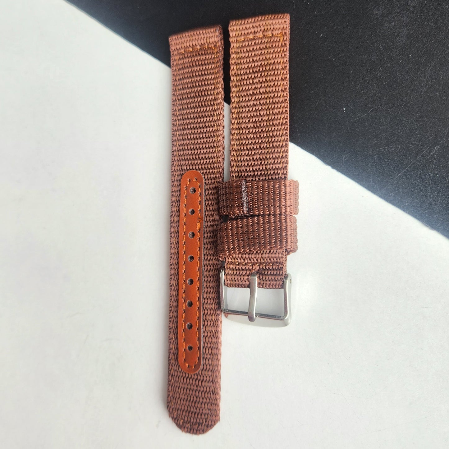 18MM Brown Cornwell Nato Strap for Automatic Mechanical Watches H36