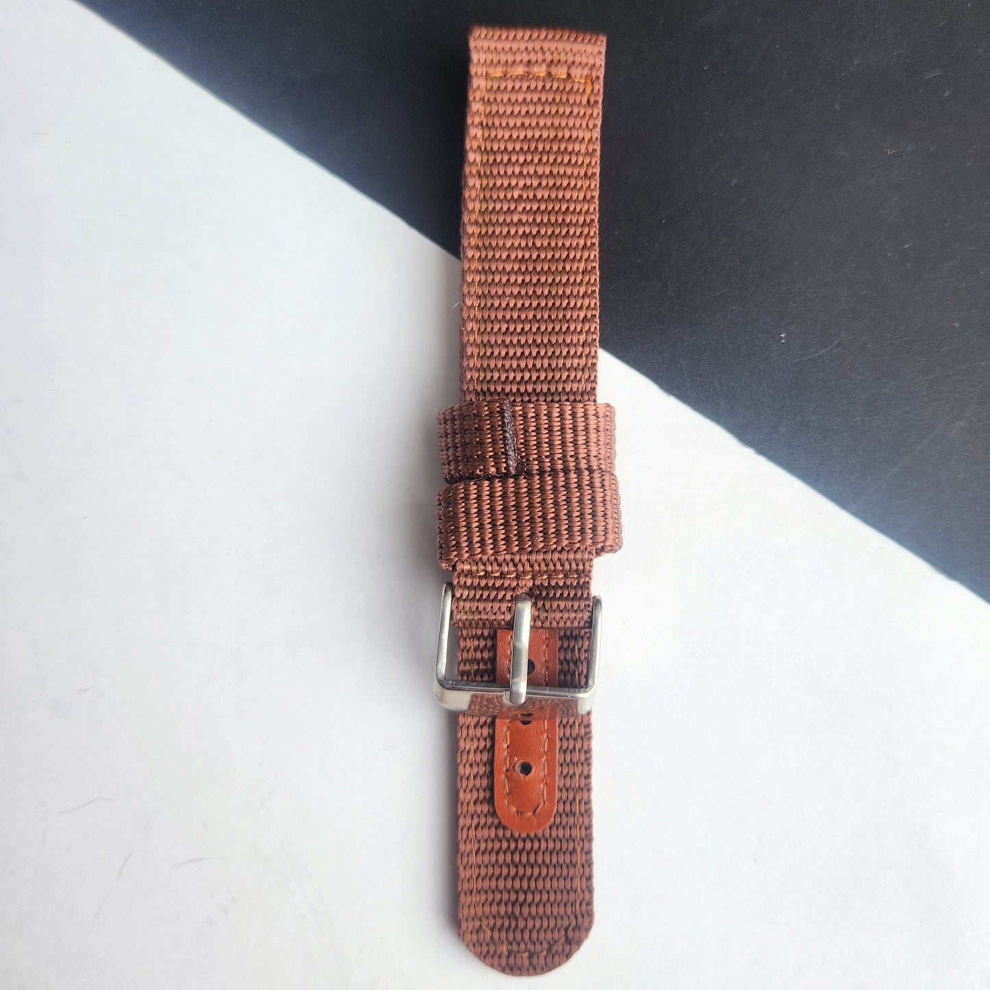 18MM Brown Cornwell Nato Strap for Automatic Mechanical Watches H36