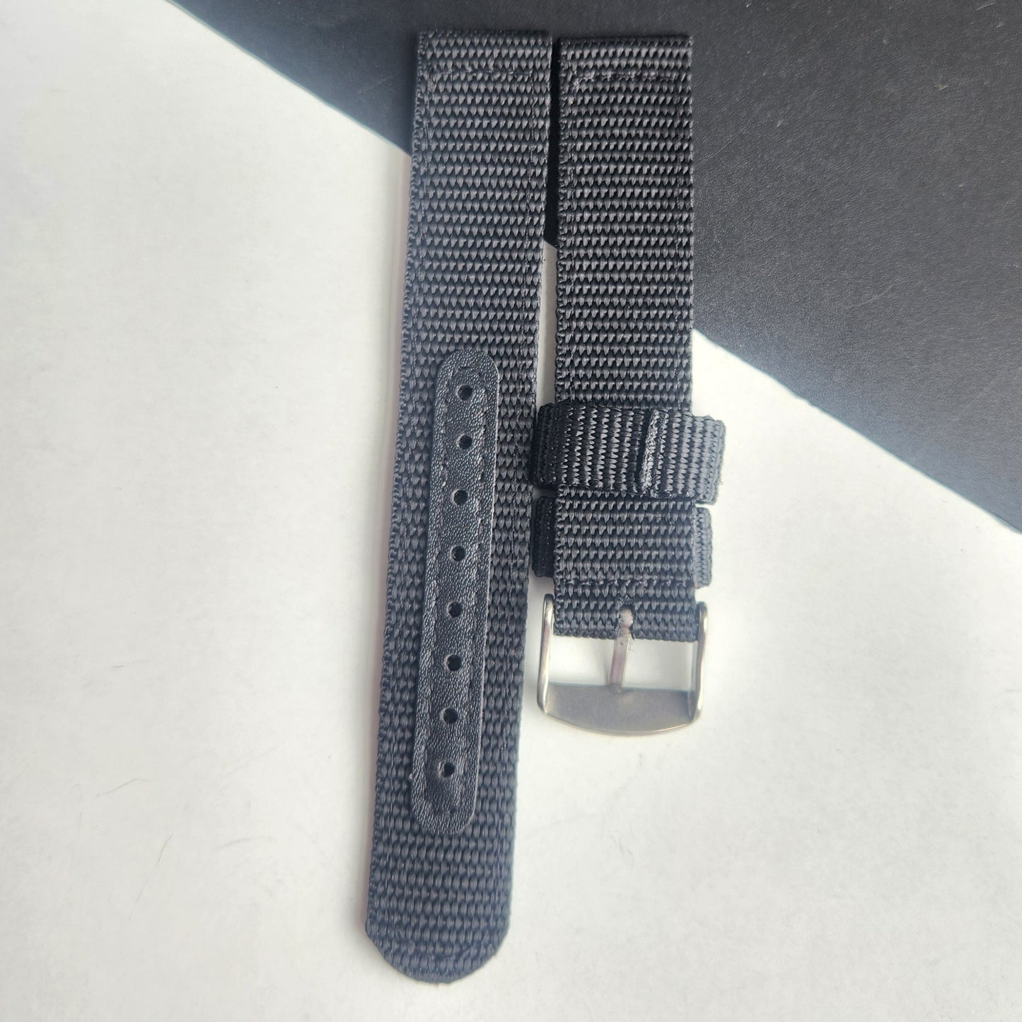 18MM Black Cornwell Nato Strap for Automatic Mechanical Watches H37