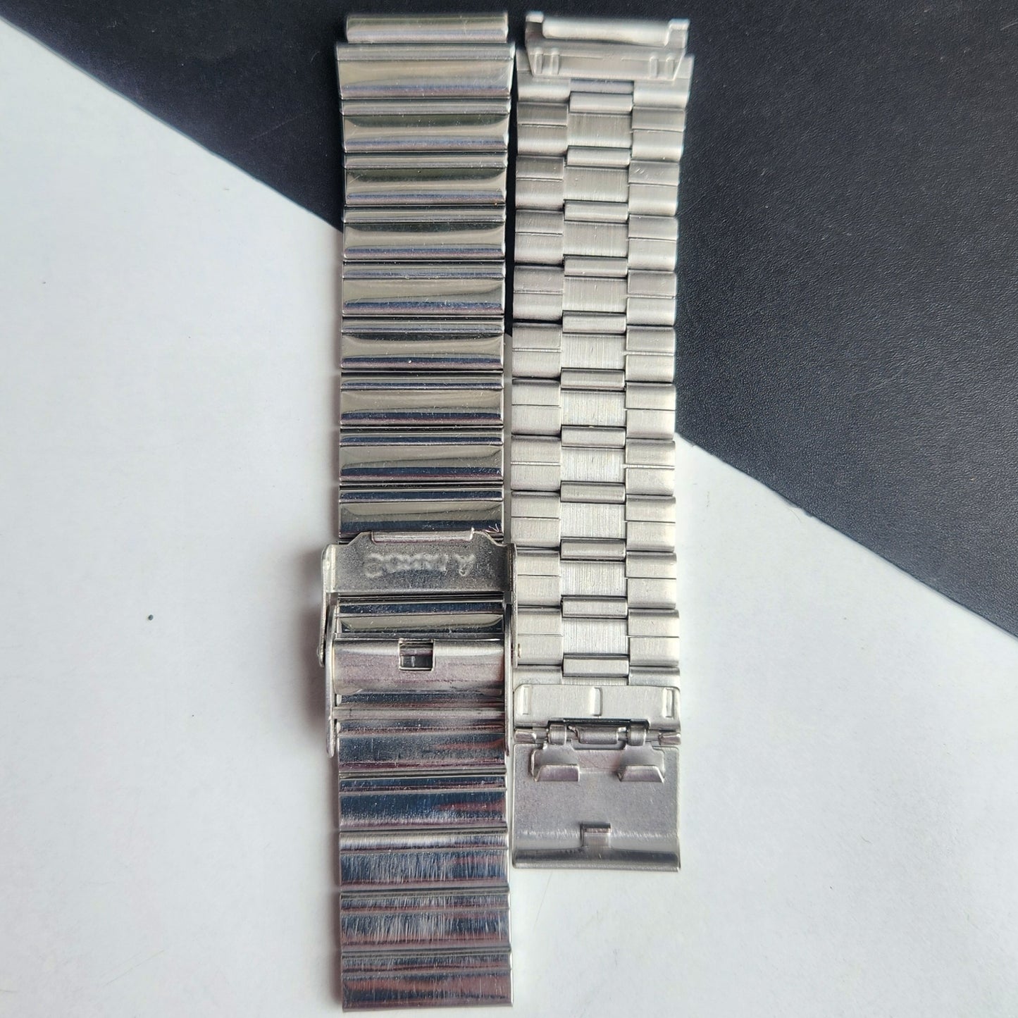 18MM Stainless Steel Silver Bracelet For Automatic Mechanical Watches H49