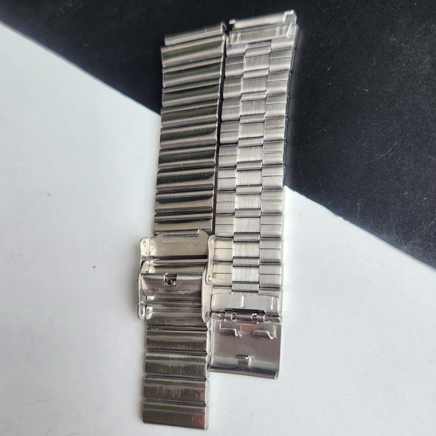 18MM Stainless Steel Silver Bracelet For Automatic Mechanical Watches H49