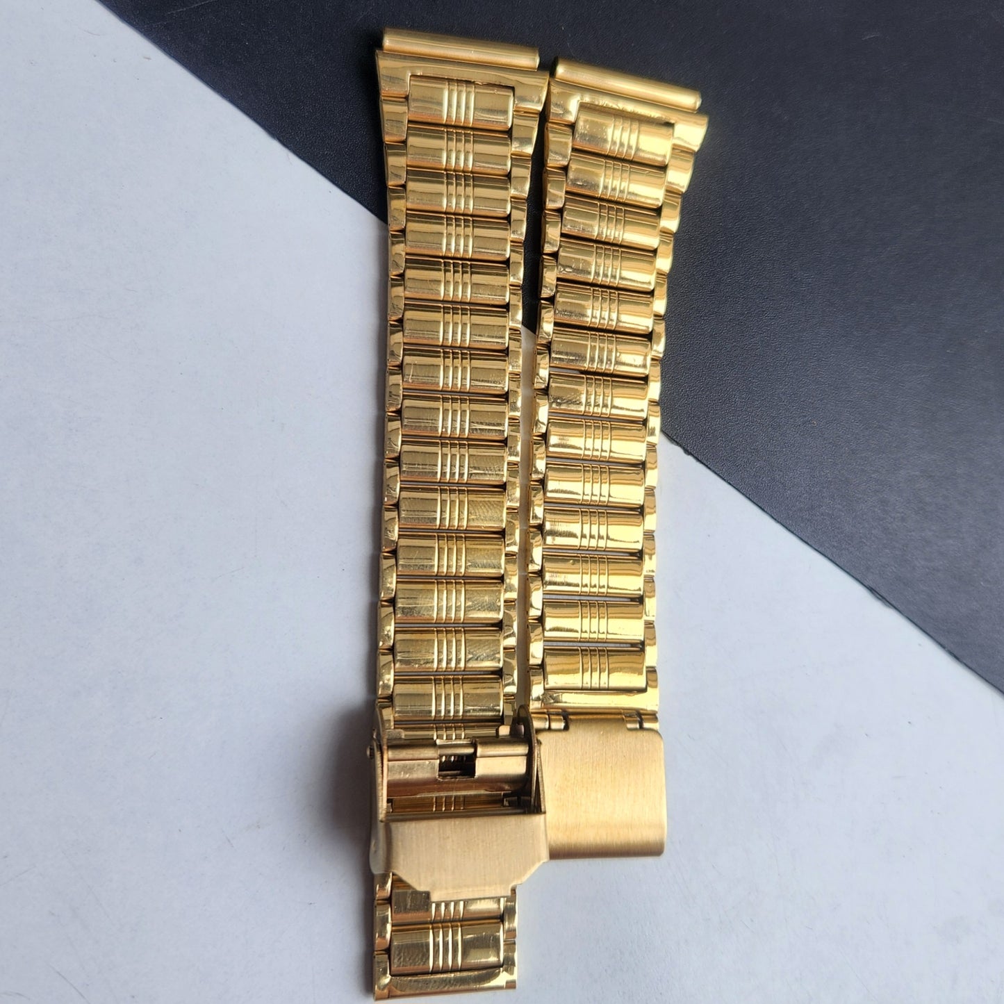 18MM Stainless Steel Golden Bracelet for Automatic Mechanical Watches H42
