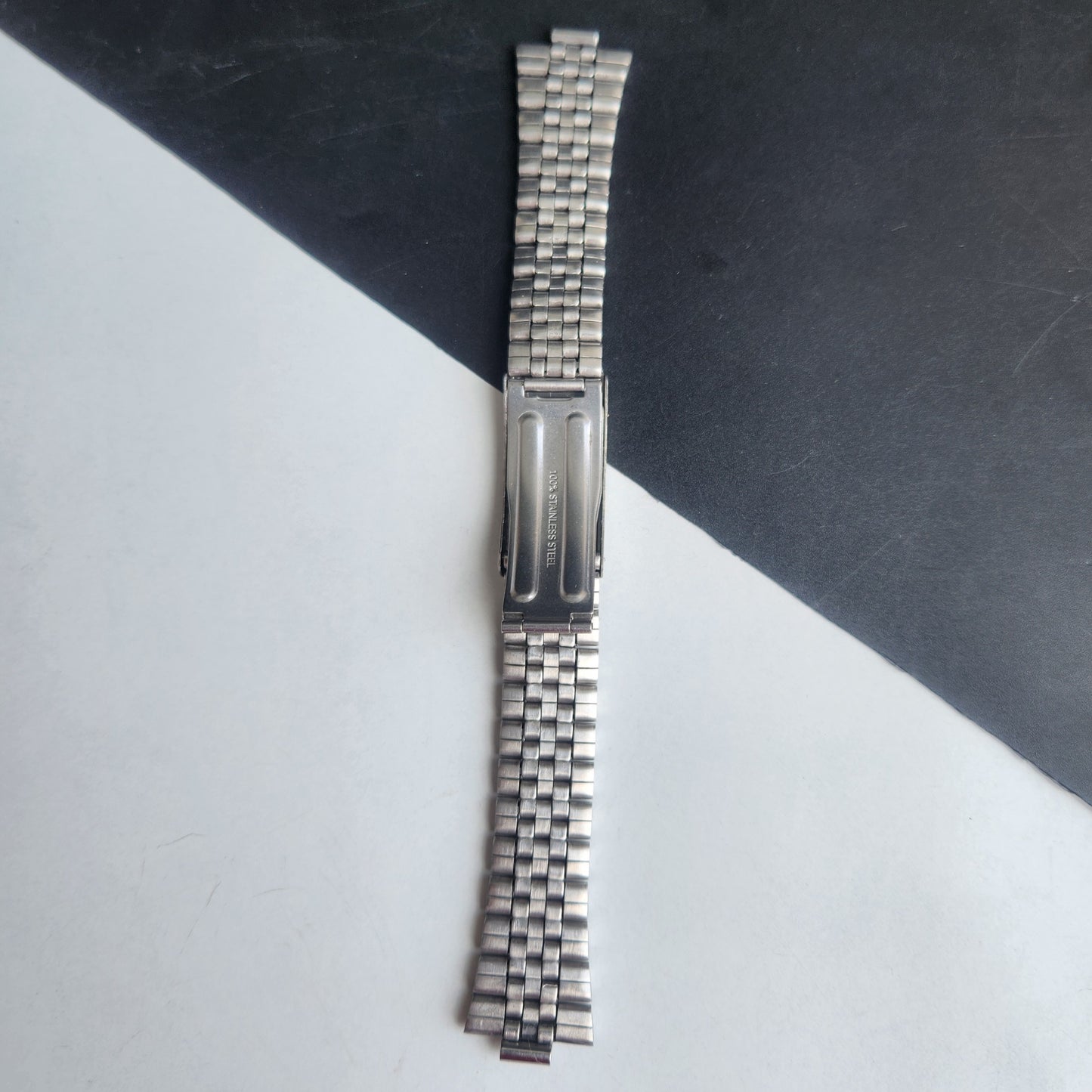 18MM Stainless Steel Silver Seiko Bracelet For Automatic Mechanical Watches H47
