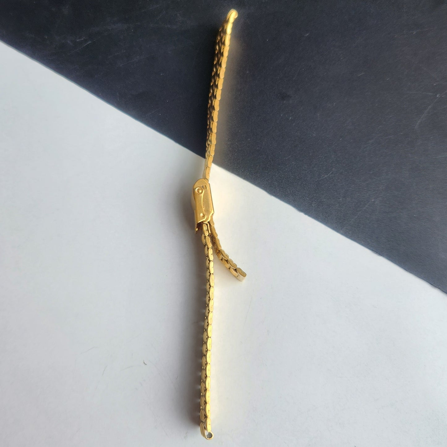 18MM Stainless Steel Golden C Clamp Bracelet For Automatic Mechanical Watches H48