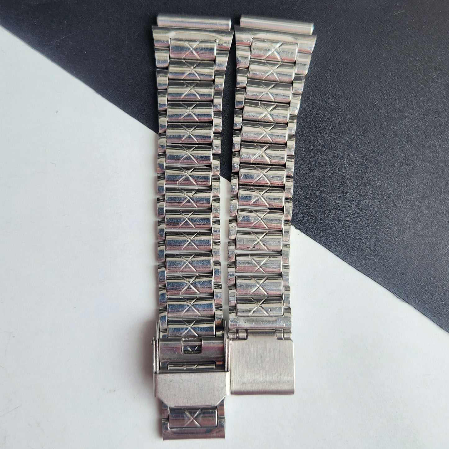 22MM Silver Jubilee Bracelet With Butterfly Lock For Automatic Mechanical Watches H51