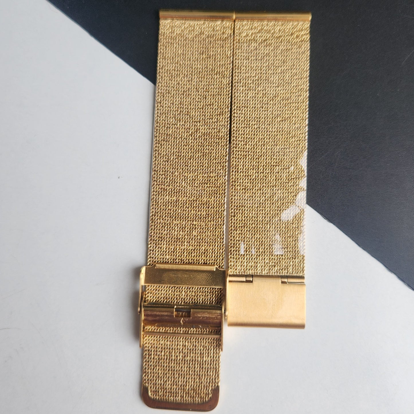 22MM Golden Mesh Band for TITAN EDGE Quartz Watches H60