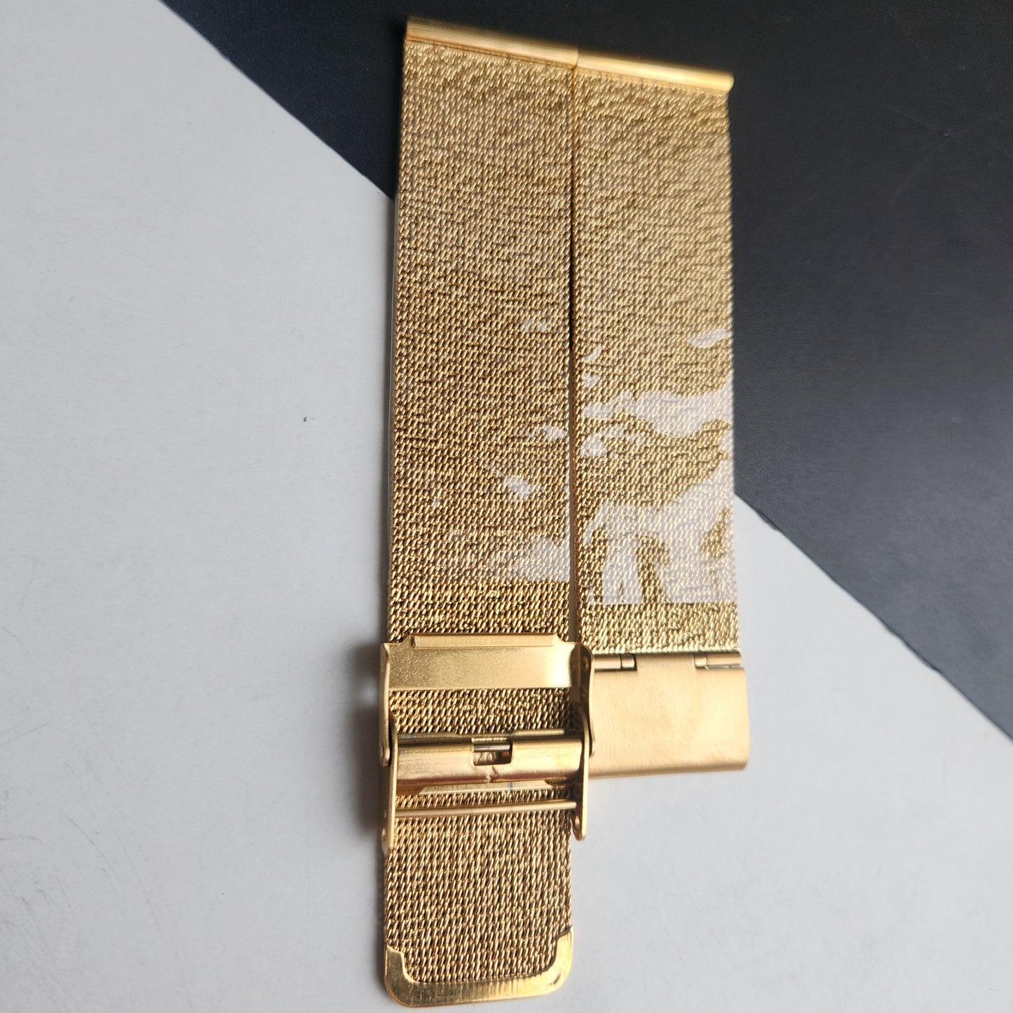 22MM Golden Mesh Band for TITAN EDGE Quartz Watches H60