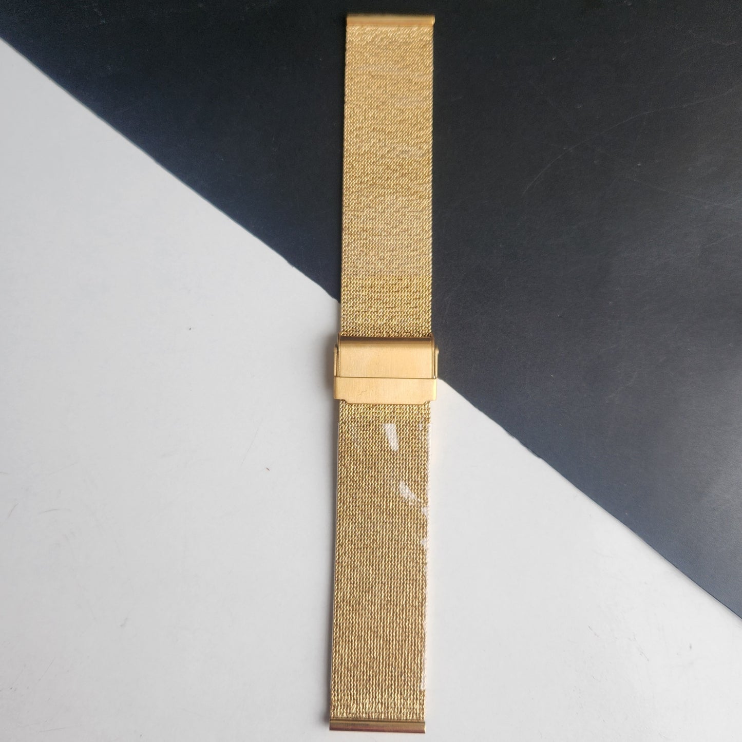 22MM Golden Mesh Band for TITAN EDGE Quartz Watches H60
