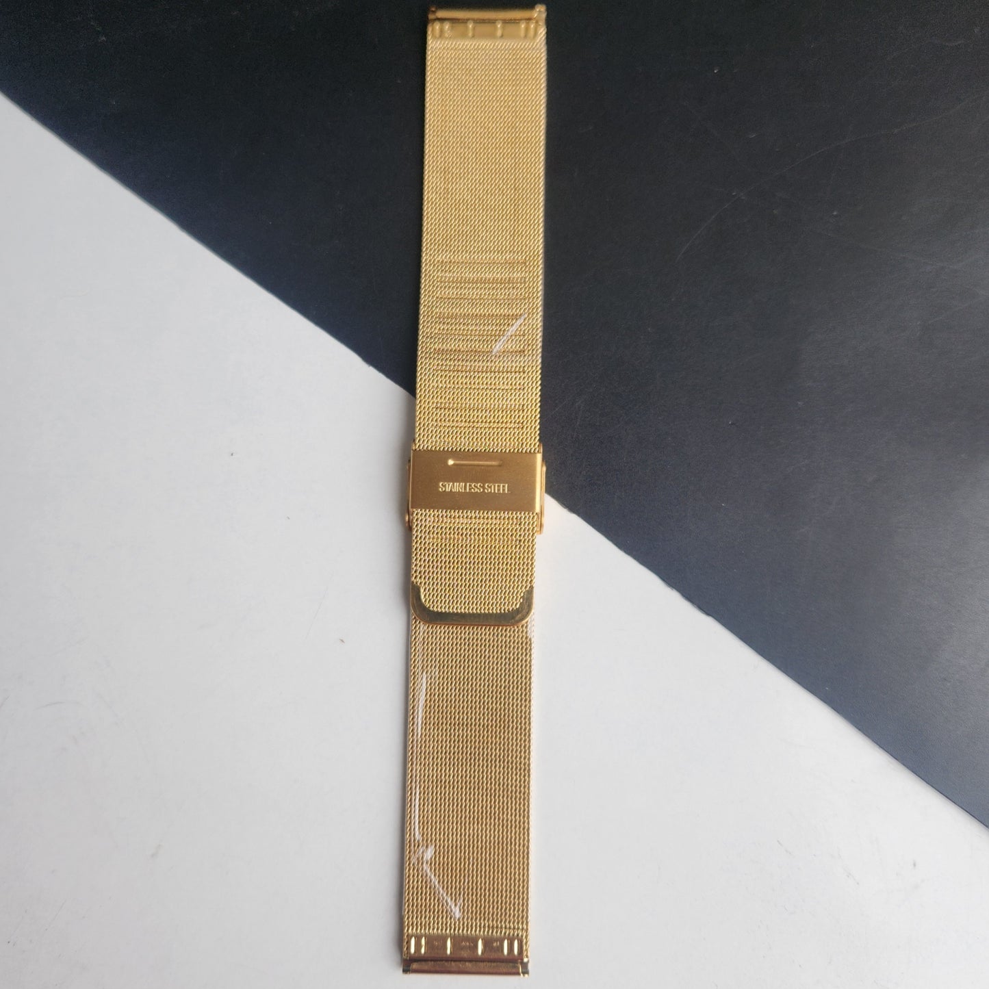 22MM Golden Mesh Band for TITAN EDGE Quartz Watches H60