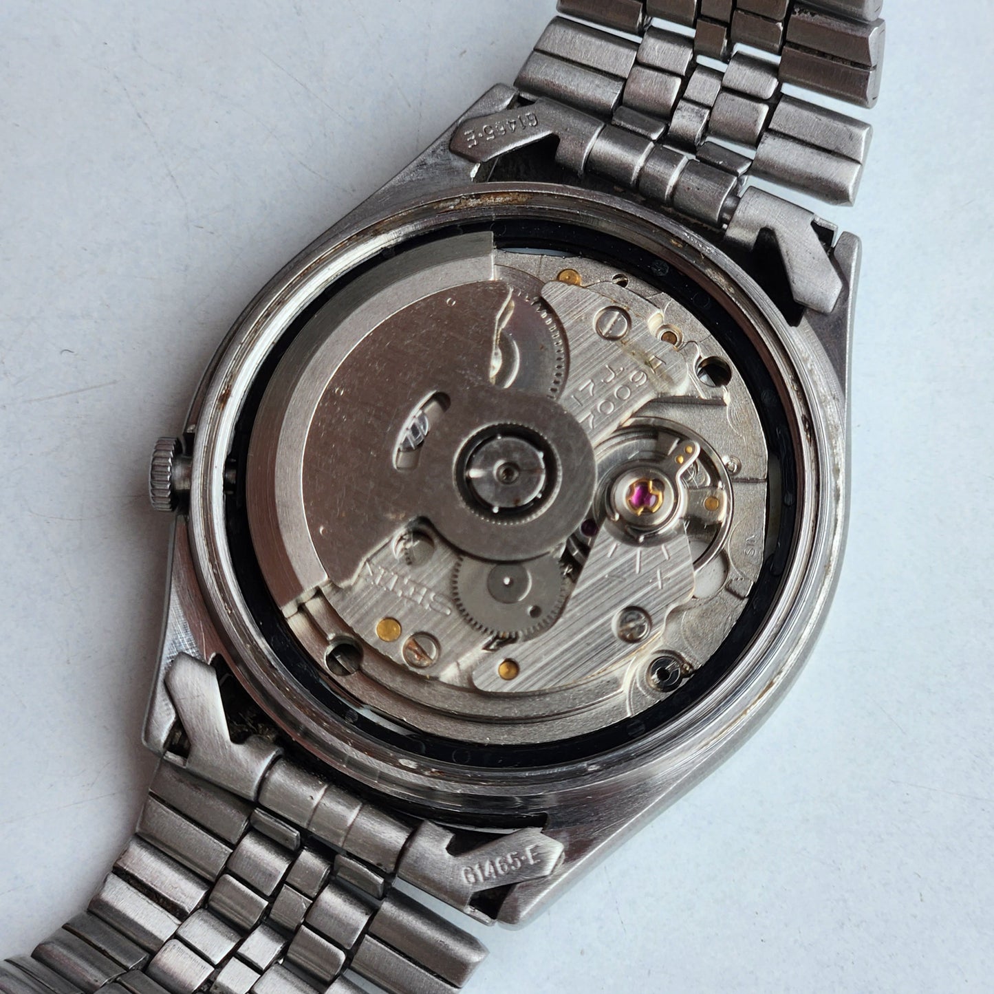 Vintage 1979 Original Seiko 5 Automatic 7009-876J Grey Face 17 Jewels Day-Date Japanese Men's Wrist Watch ET51